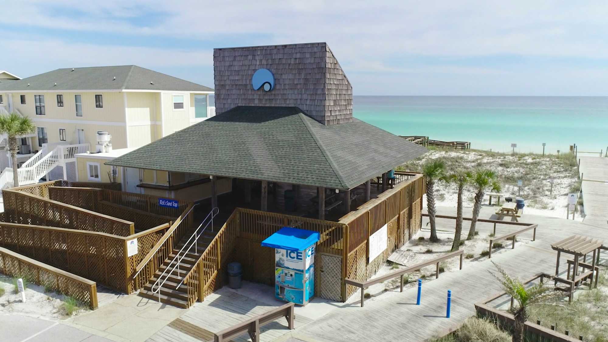 The Sand Flea beach bar