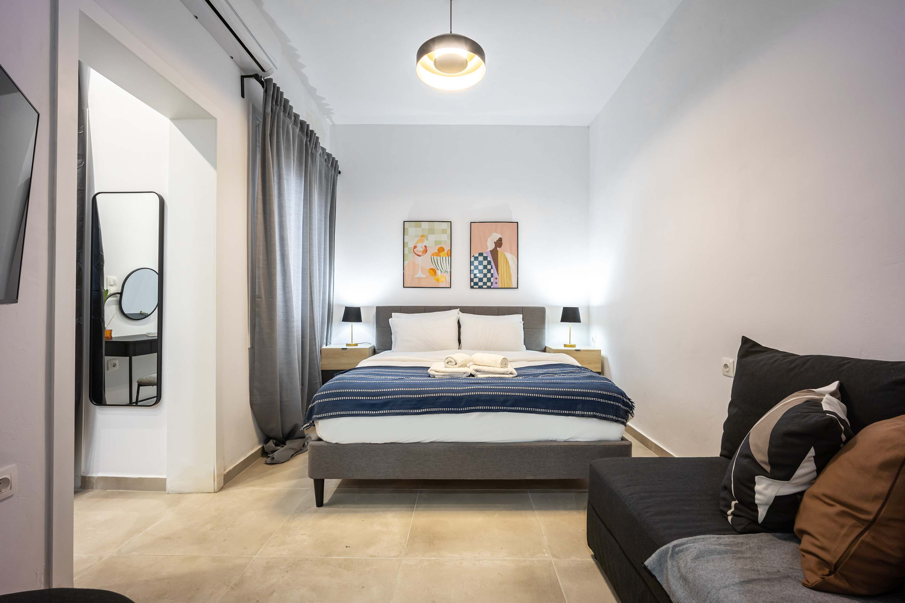 Modern Studio | King Bed & Work Corner — Athens, Athens — vacation rental