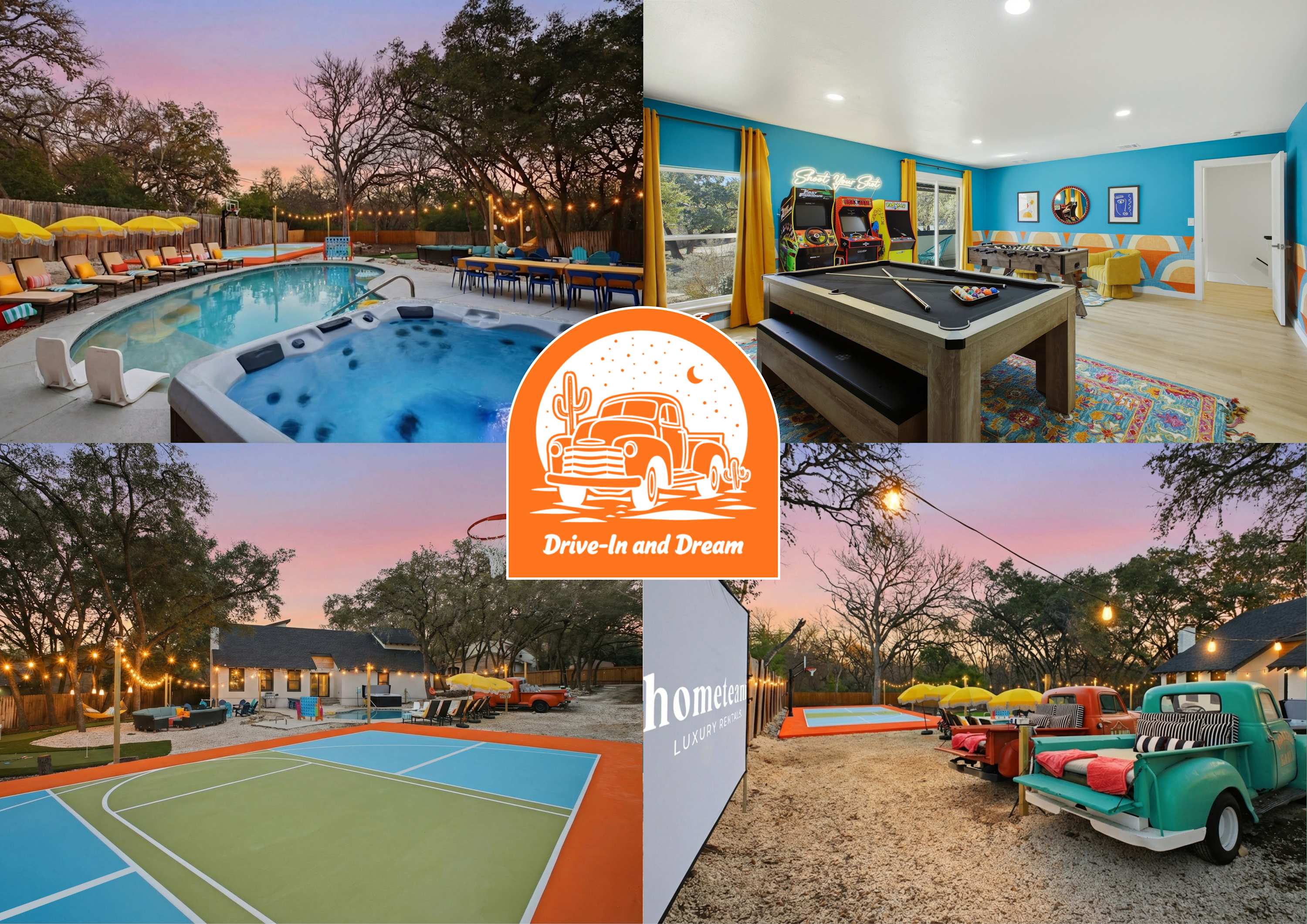 Drive-In & Dream - Theater - Pool - Pickleball — San Antonio, TX — vacation rental