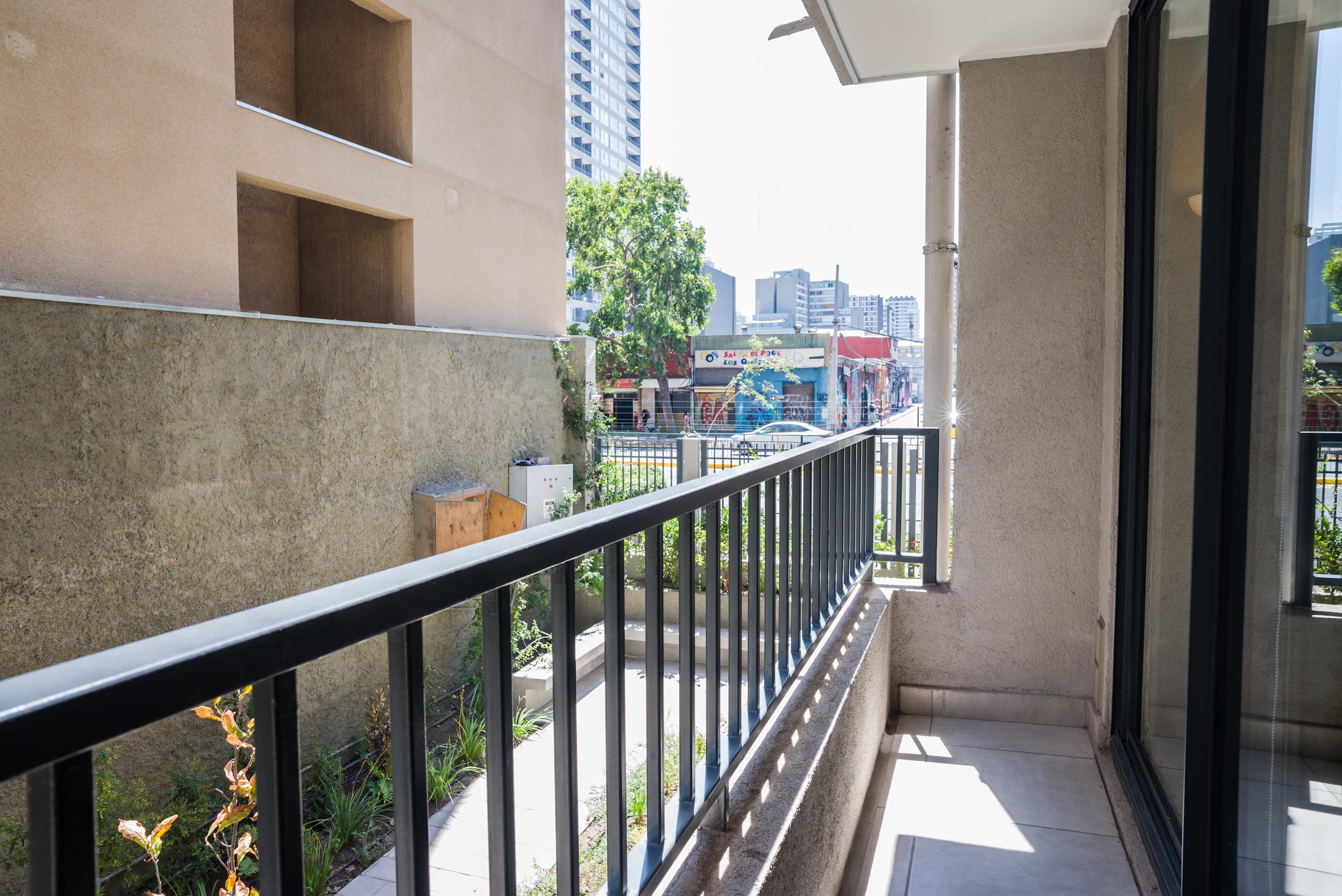 Enjoy a private balcony with city views, perfect for morning coffee or evening relaxation.