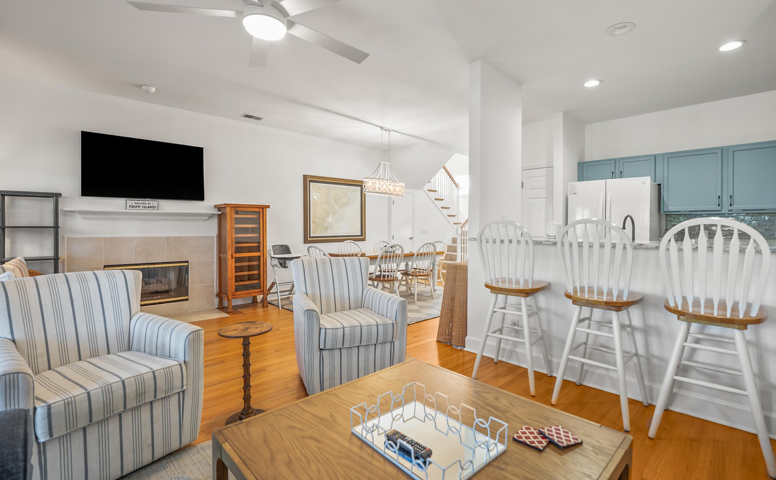 Fully Equipped Kitchen Features Full-Size Appliances