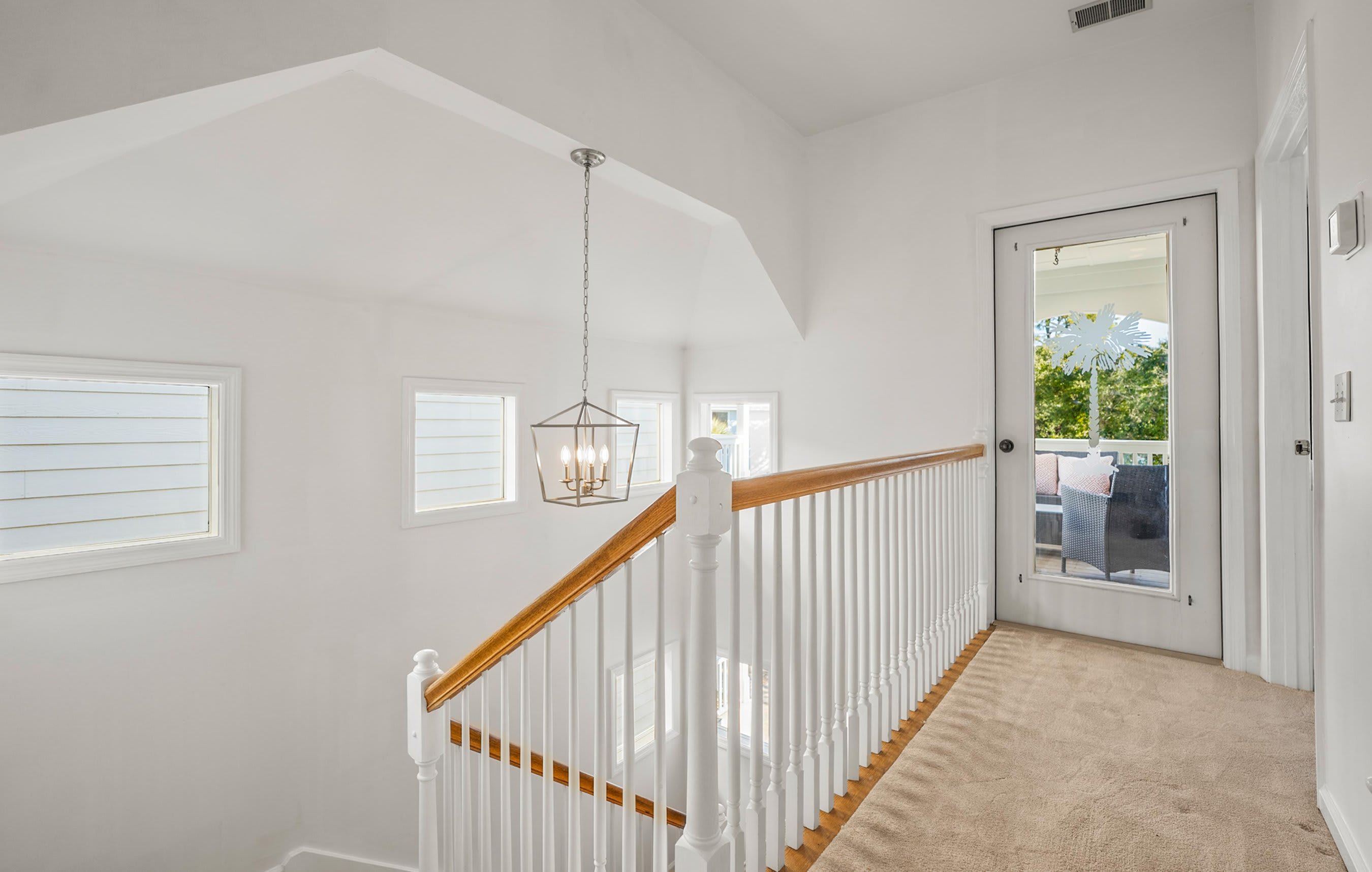 Upstairs Hallway with Shared Balcony 