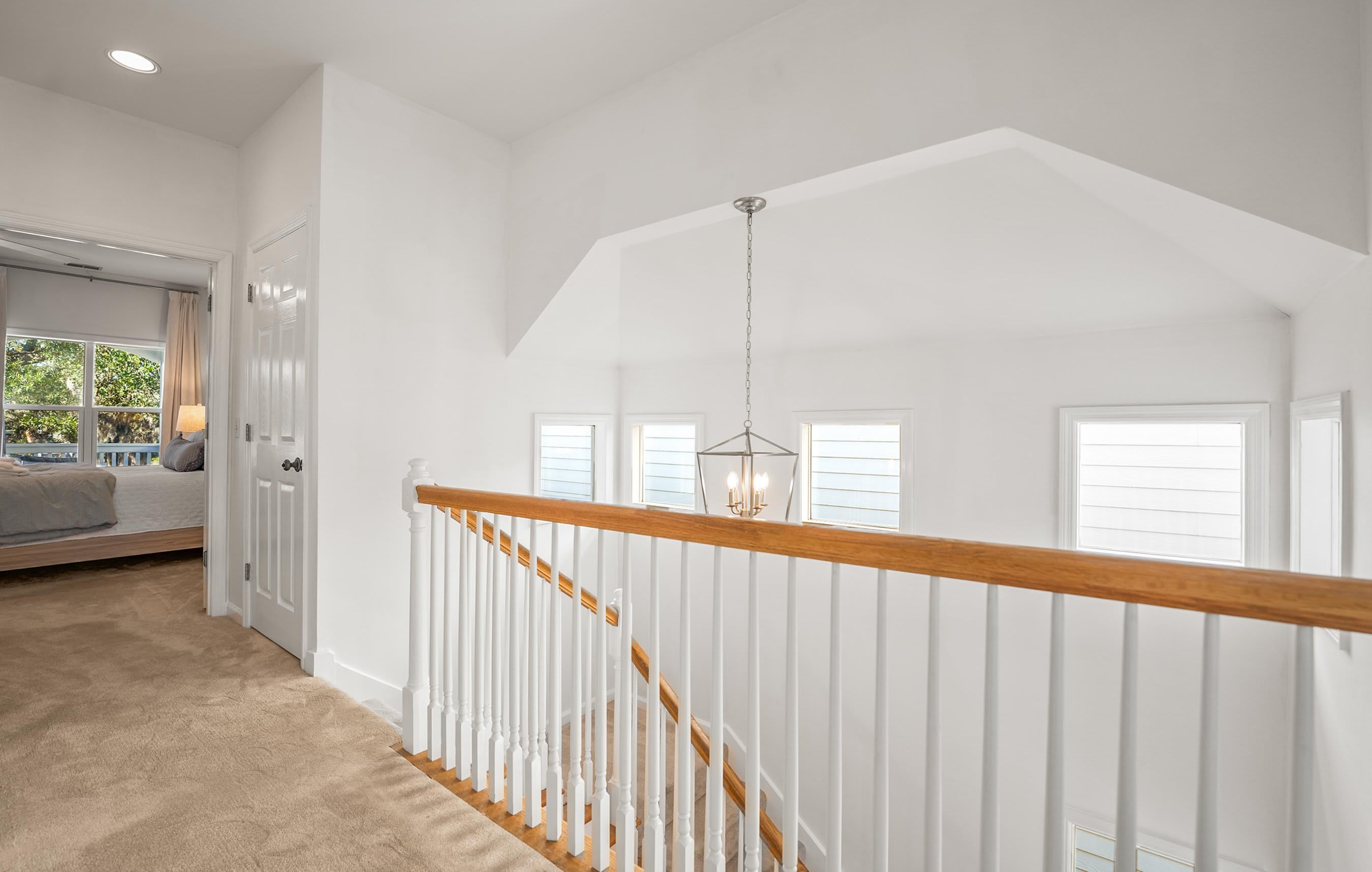 Upstairs Hallway with Shared Balcony 