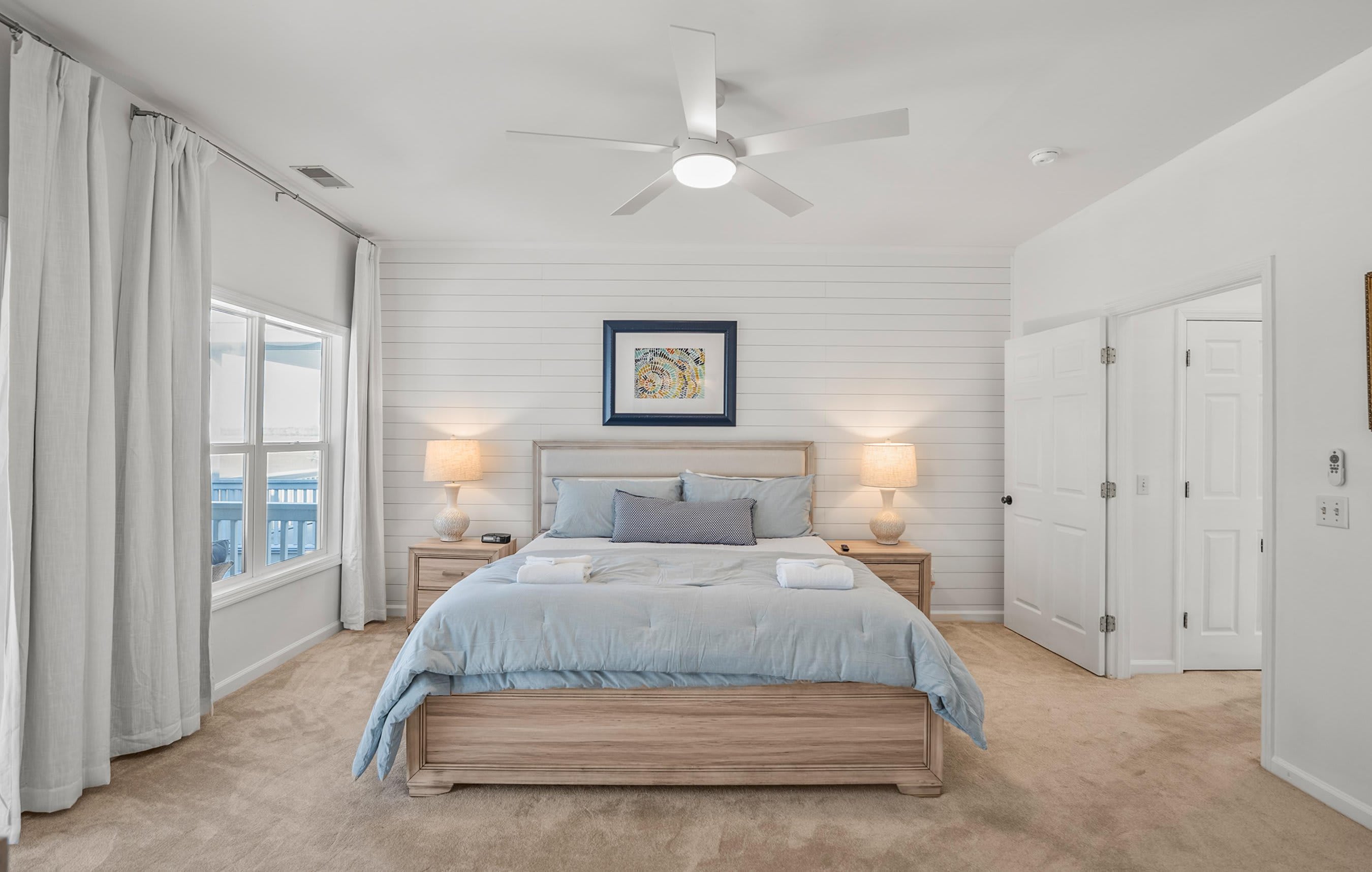 Primary Suite Features a King Bed and Spa-Like Ensuite