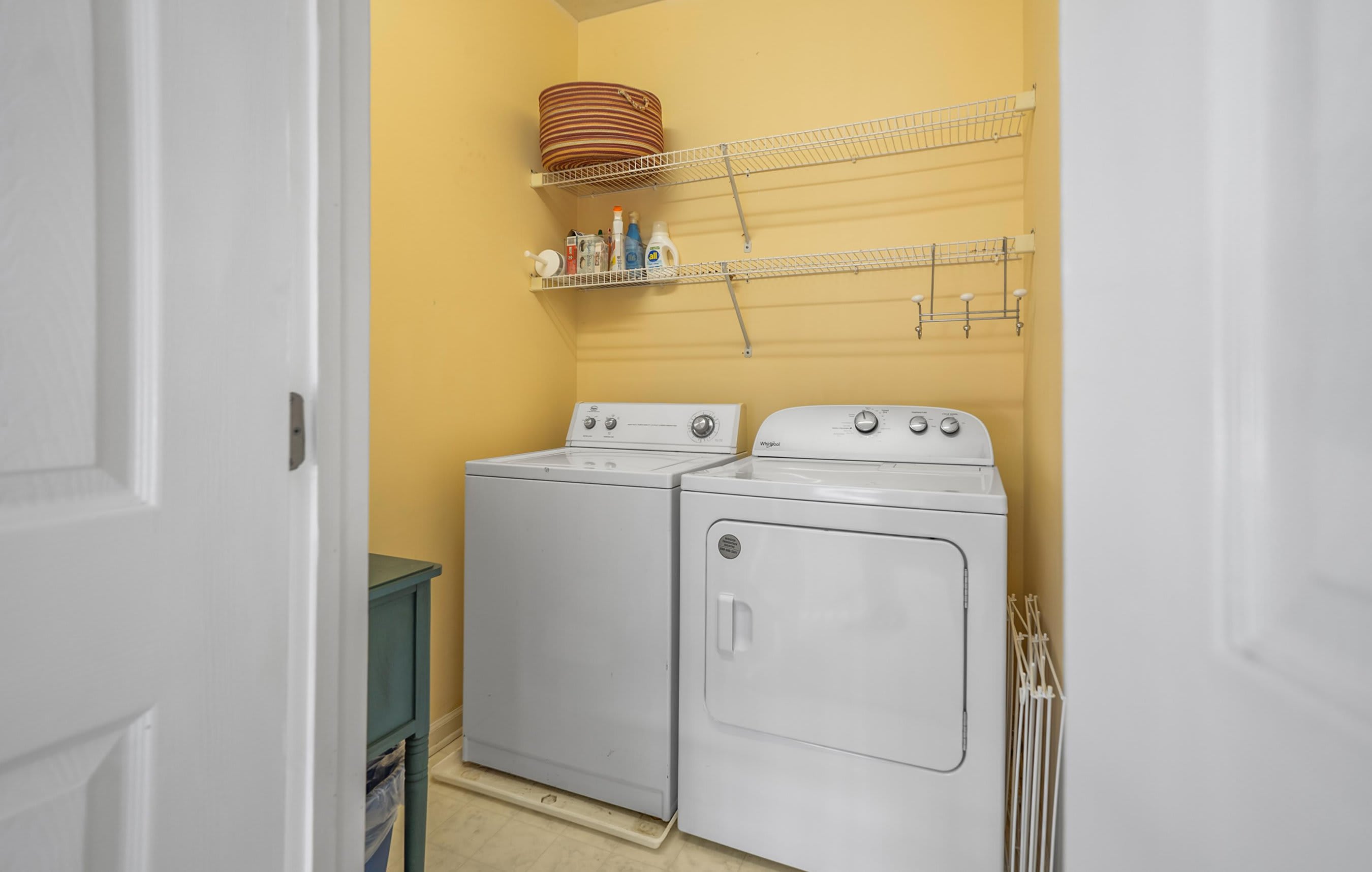 A Full-Size Washer and Dryer are Also Located on this Level for Added Convenience.