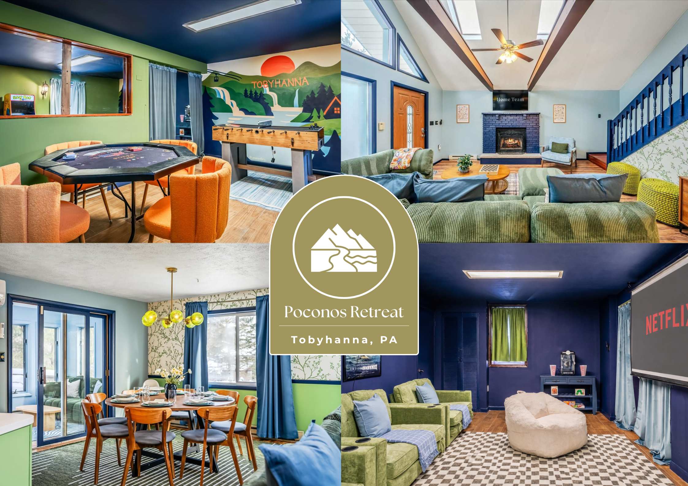 NEW! Movie Theater • Game Room • Amenity Access — Tobyhanna, PA — vacation rental