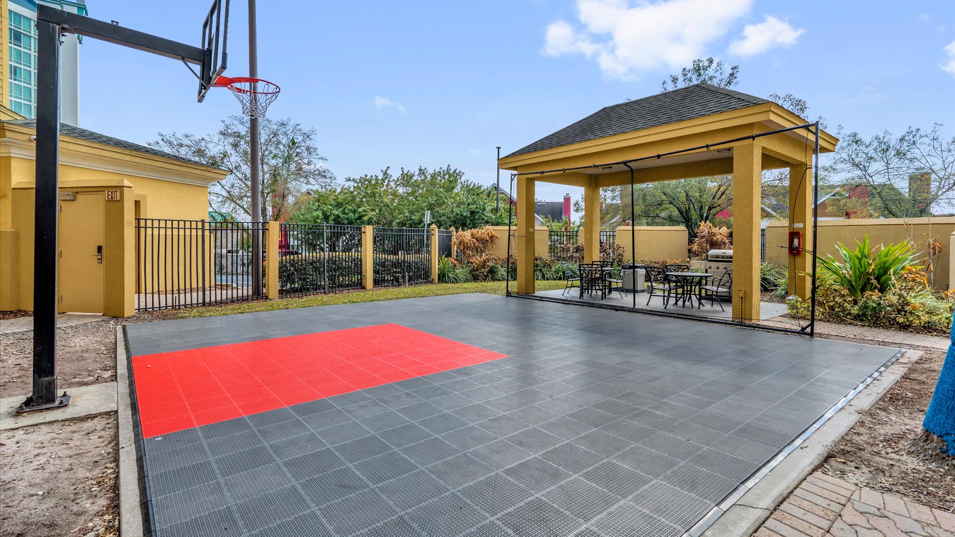 Communal sports court