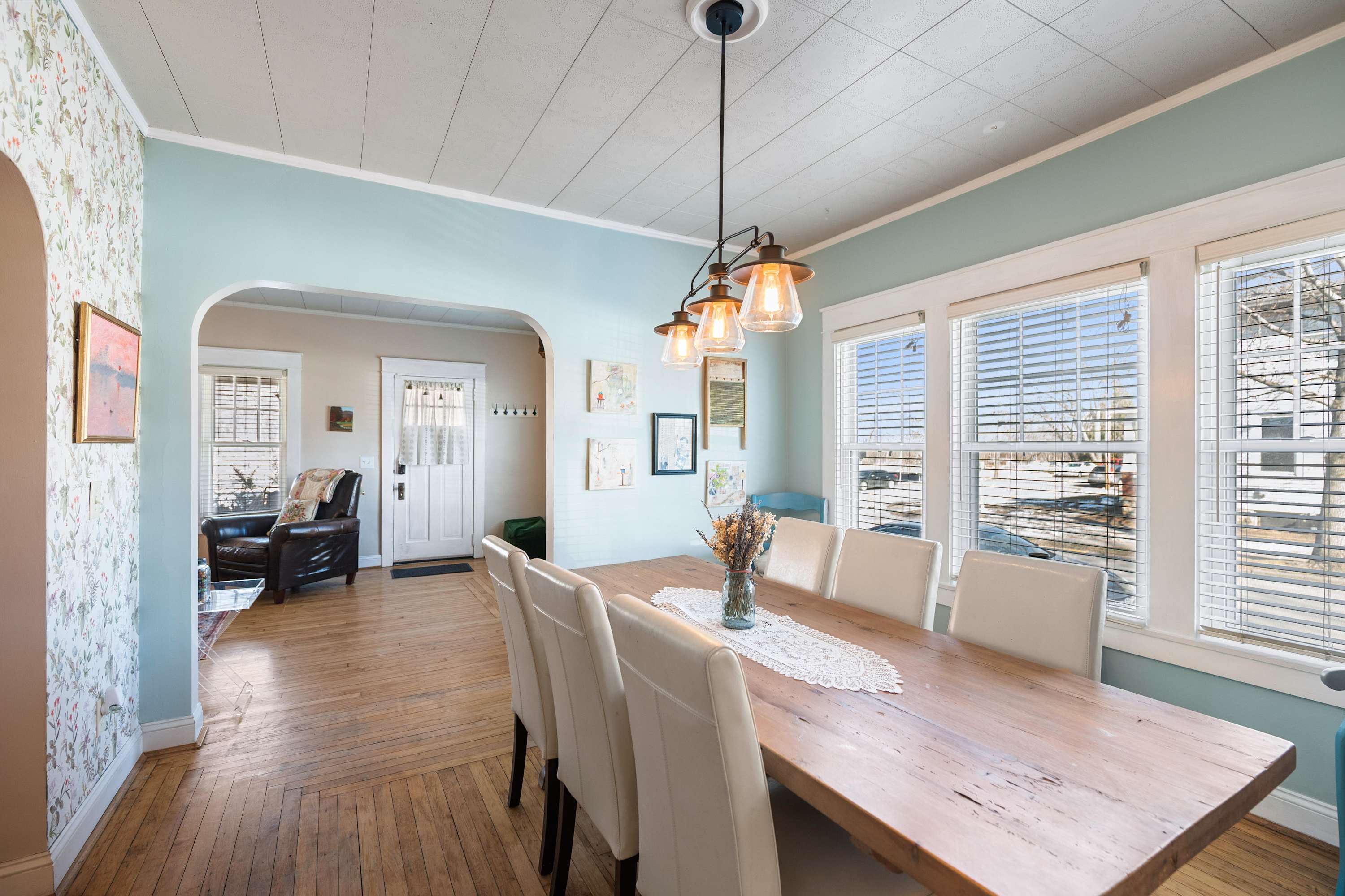 Make mealtime memories together at the dining table, seating 6​