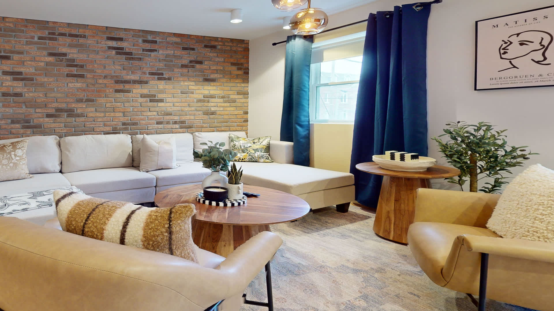 Your Toronto lounge spot — bright days, cozy nights.