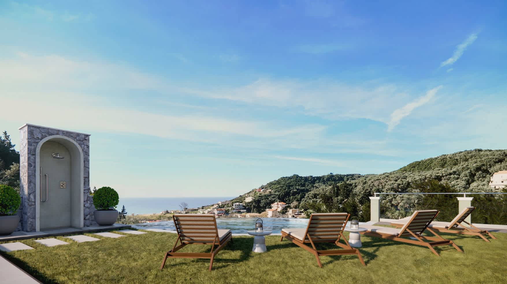 Villa Socrates Gardeno Luxury Sea View Pool Escape — Gardenos, Kerkyra — vacation rental
