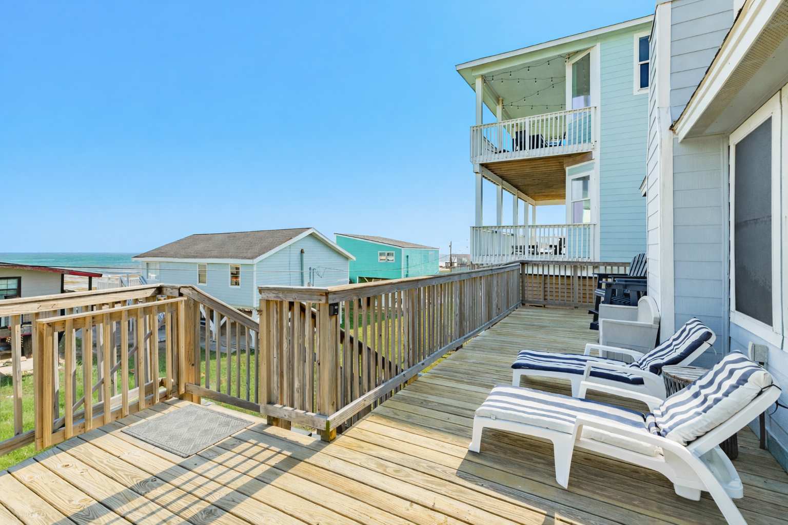 Beach Therapy 2nd Row Escape Steps from Surf