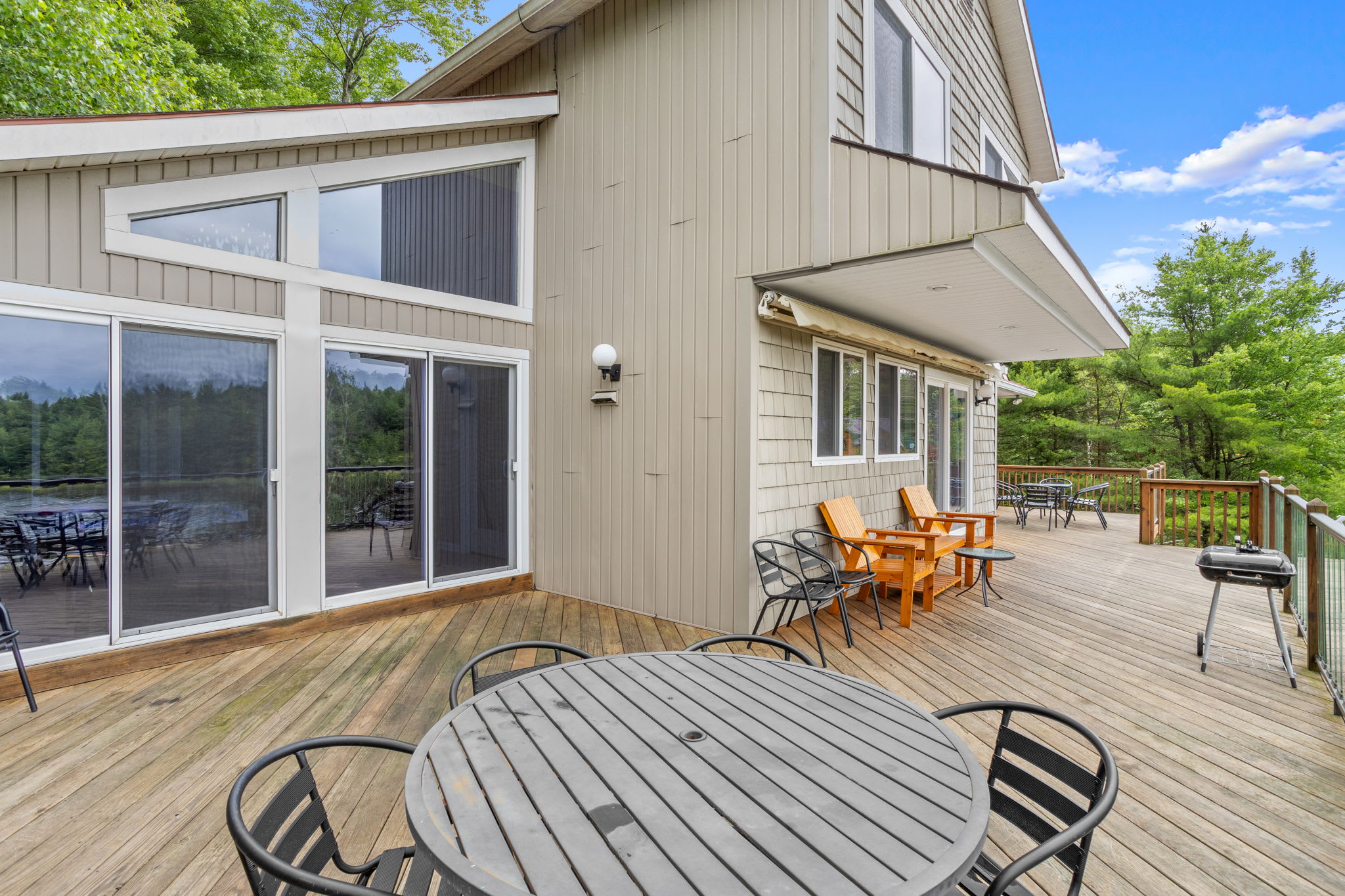 Pull up a chair on the deck and take in the fresh air