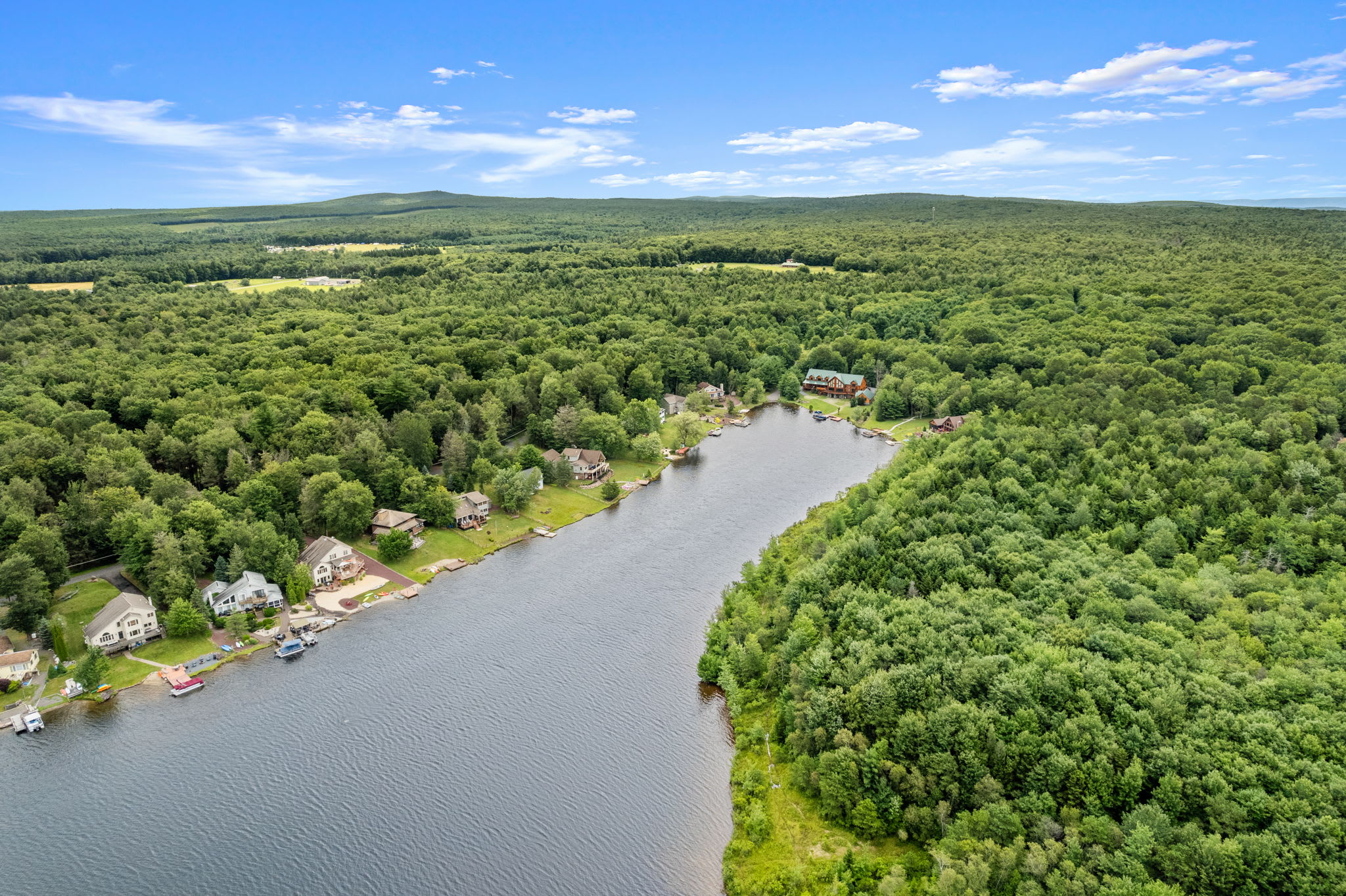 Miles of lake and forest right outside your door