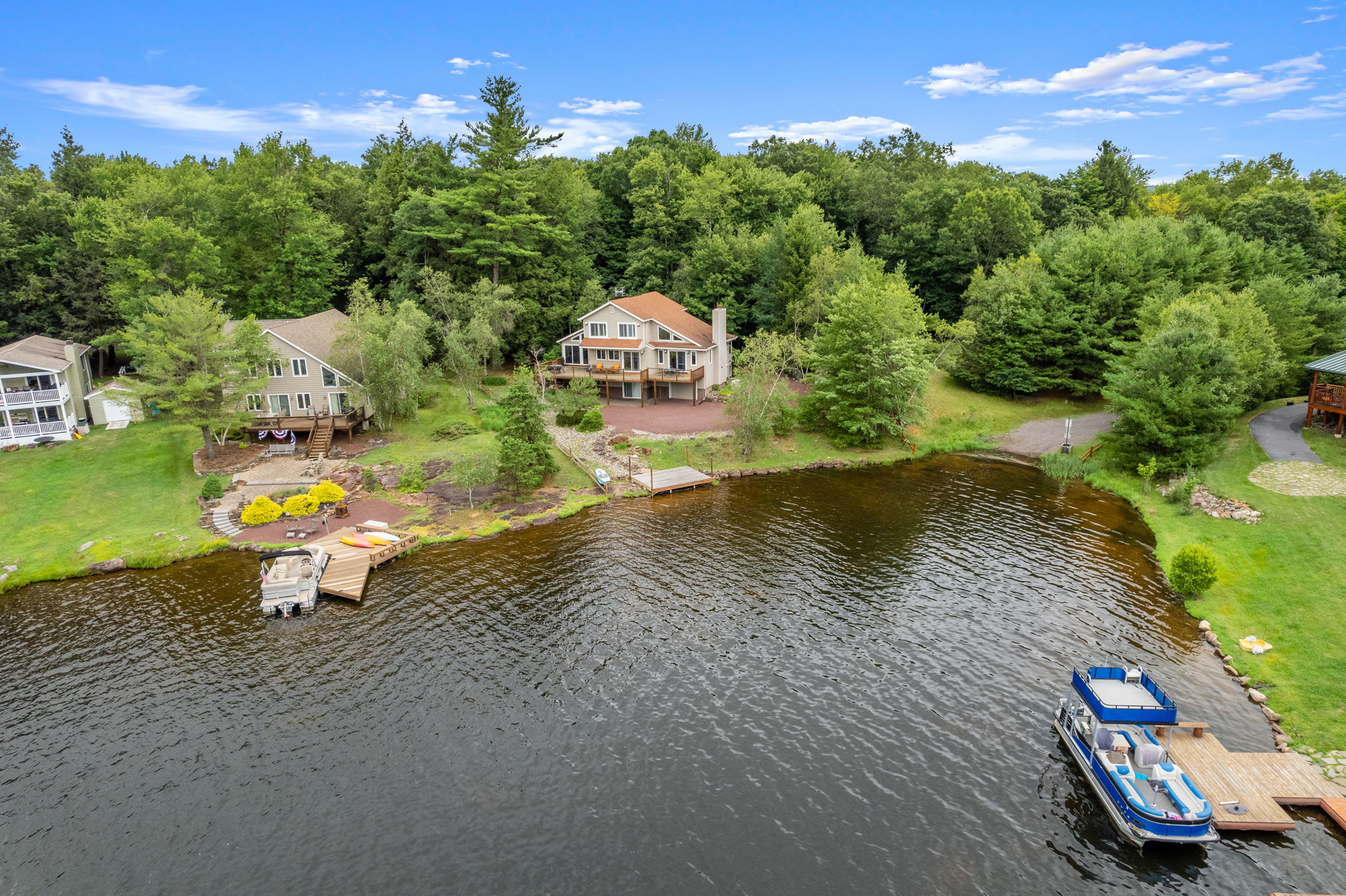Your own dock on the lake with room to soak up the scenery
