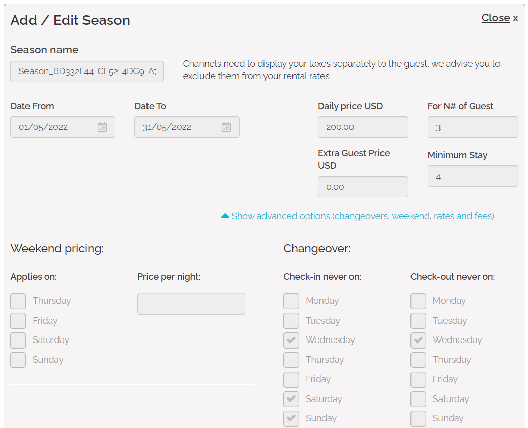 Bookerville - changeovers