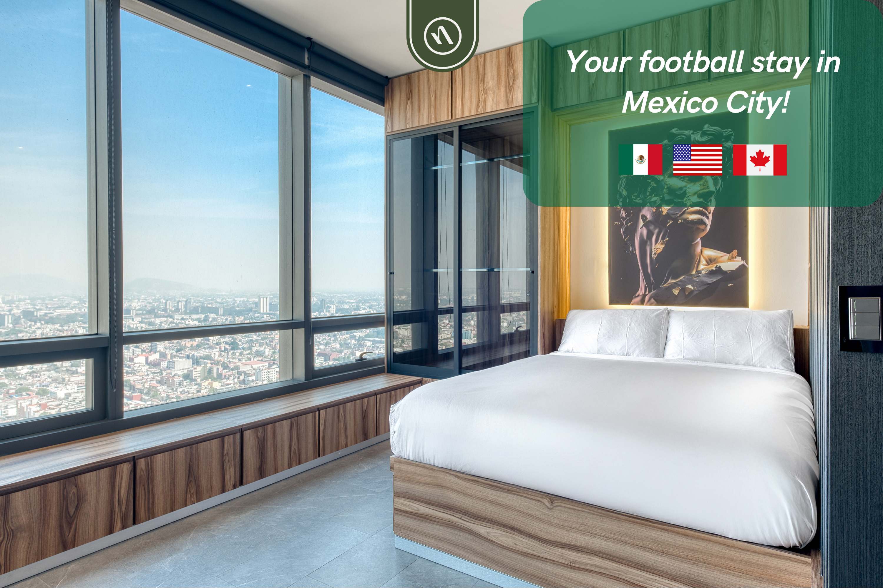 2026 Football Studio | Pool & Iconic Views — Ciudad de México, Ciudad de México — vacation rental