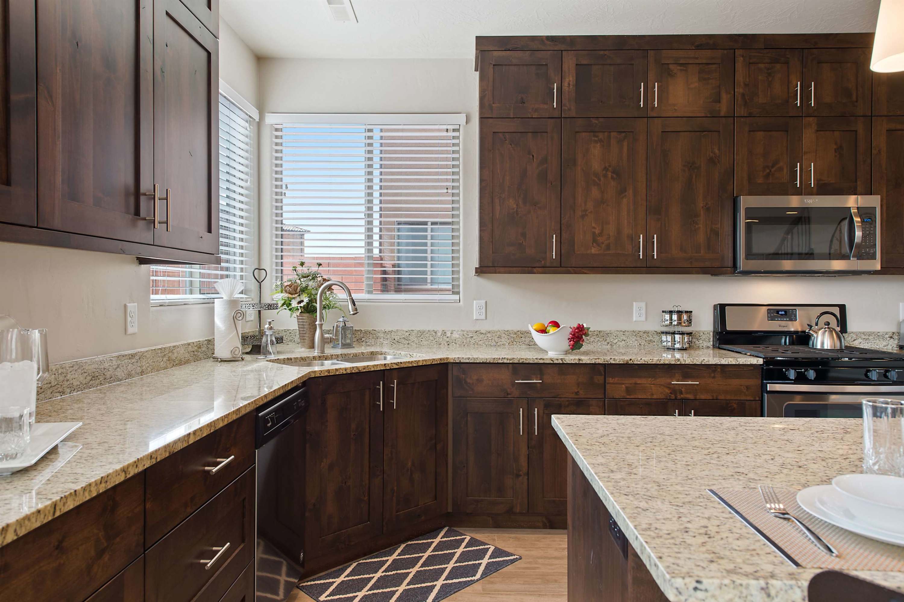 105 - Kitchen is stocked with everything you need to prepare meals