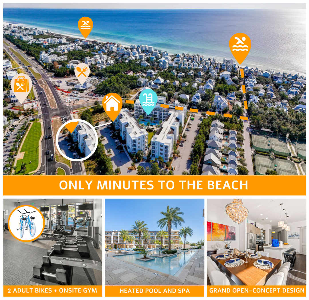 Heated Pool, Bikes, Easy Beach Access