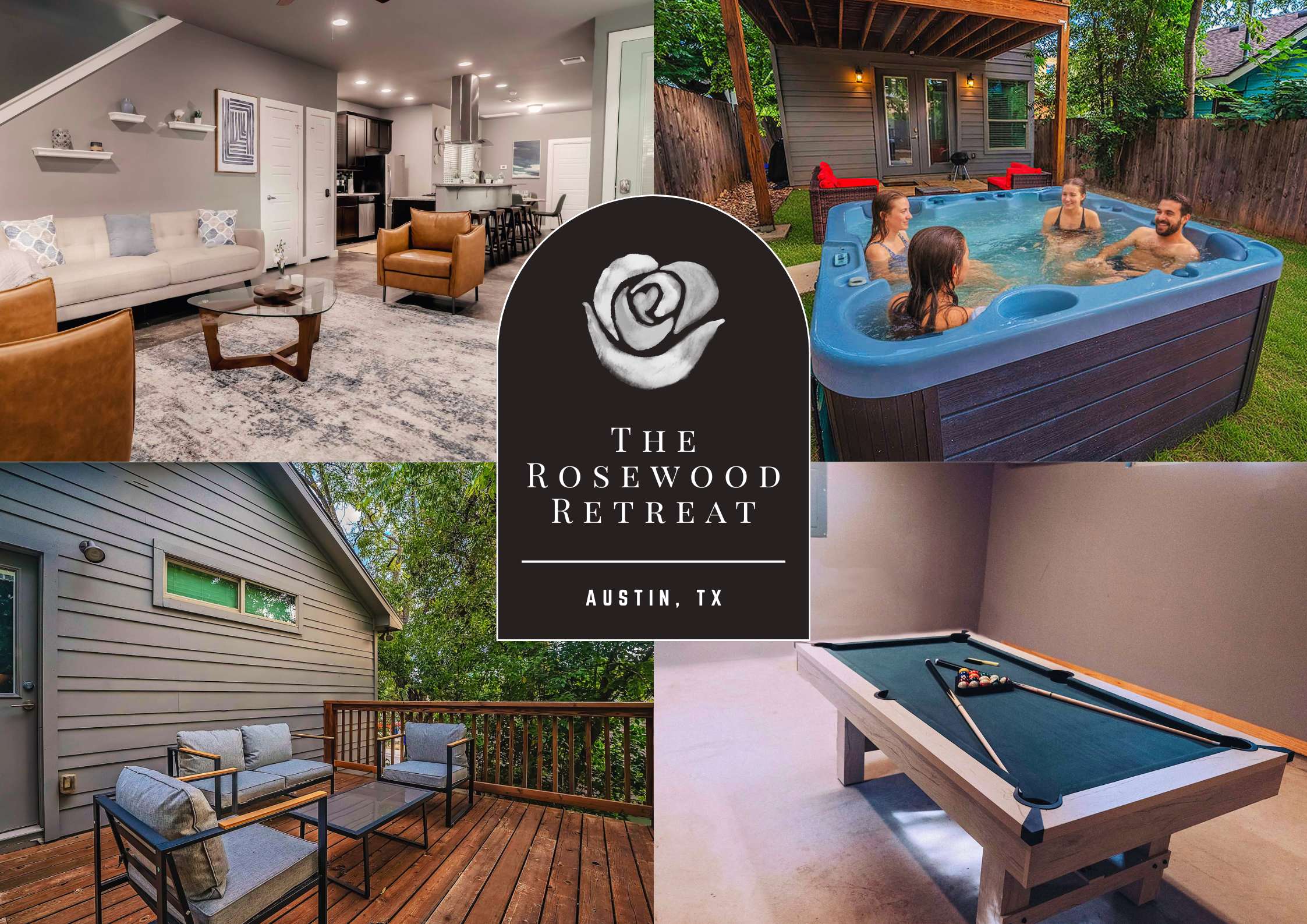 The Rosewood Retreat: 6BR's | HotTub | DogFriendly