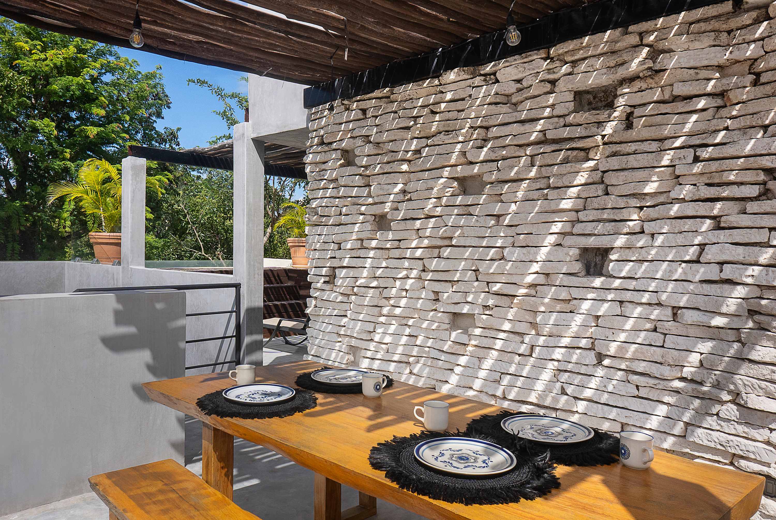 Rooftop area, perfect for breakfast with incredible views.