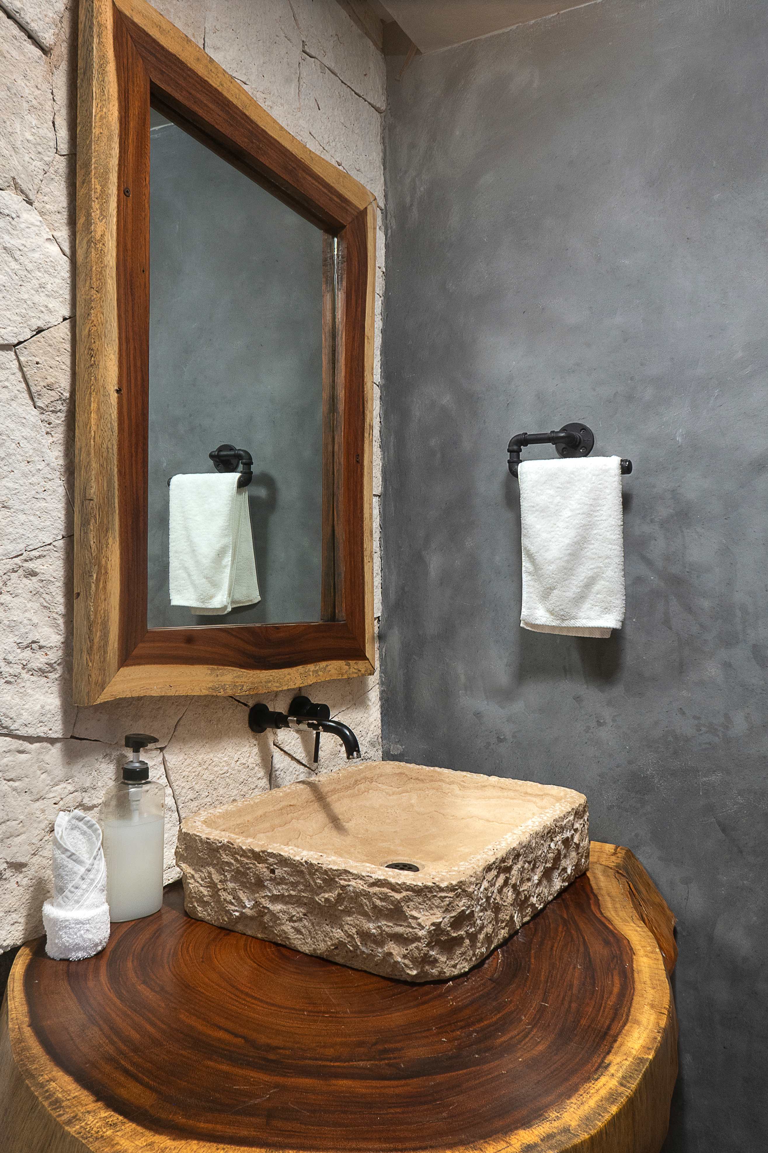 A half bathroom located on the main floor 