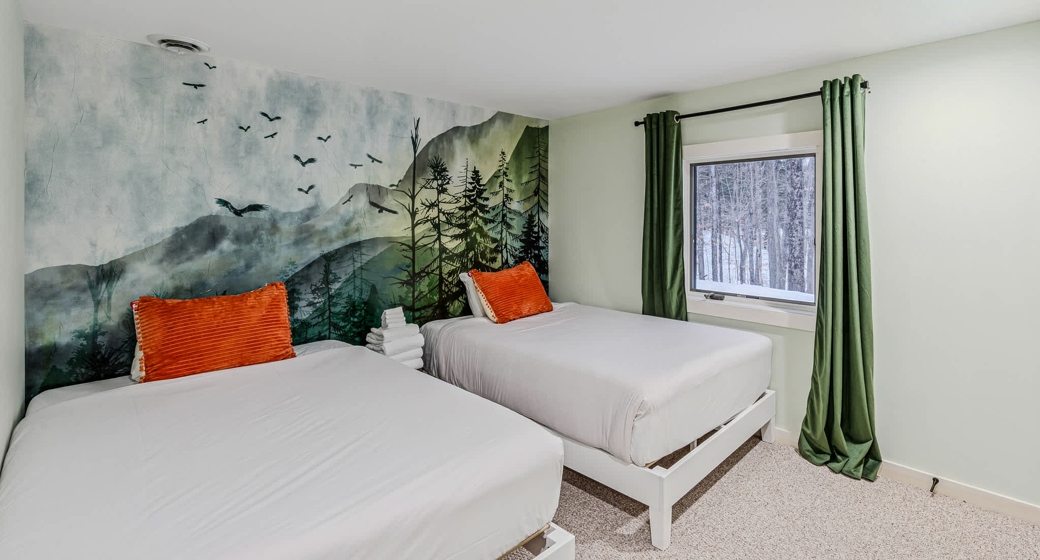 Farm-Adjacent Lodge Cabin with Game Room + Views