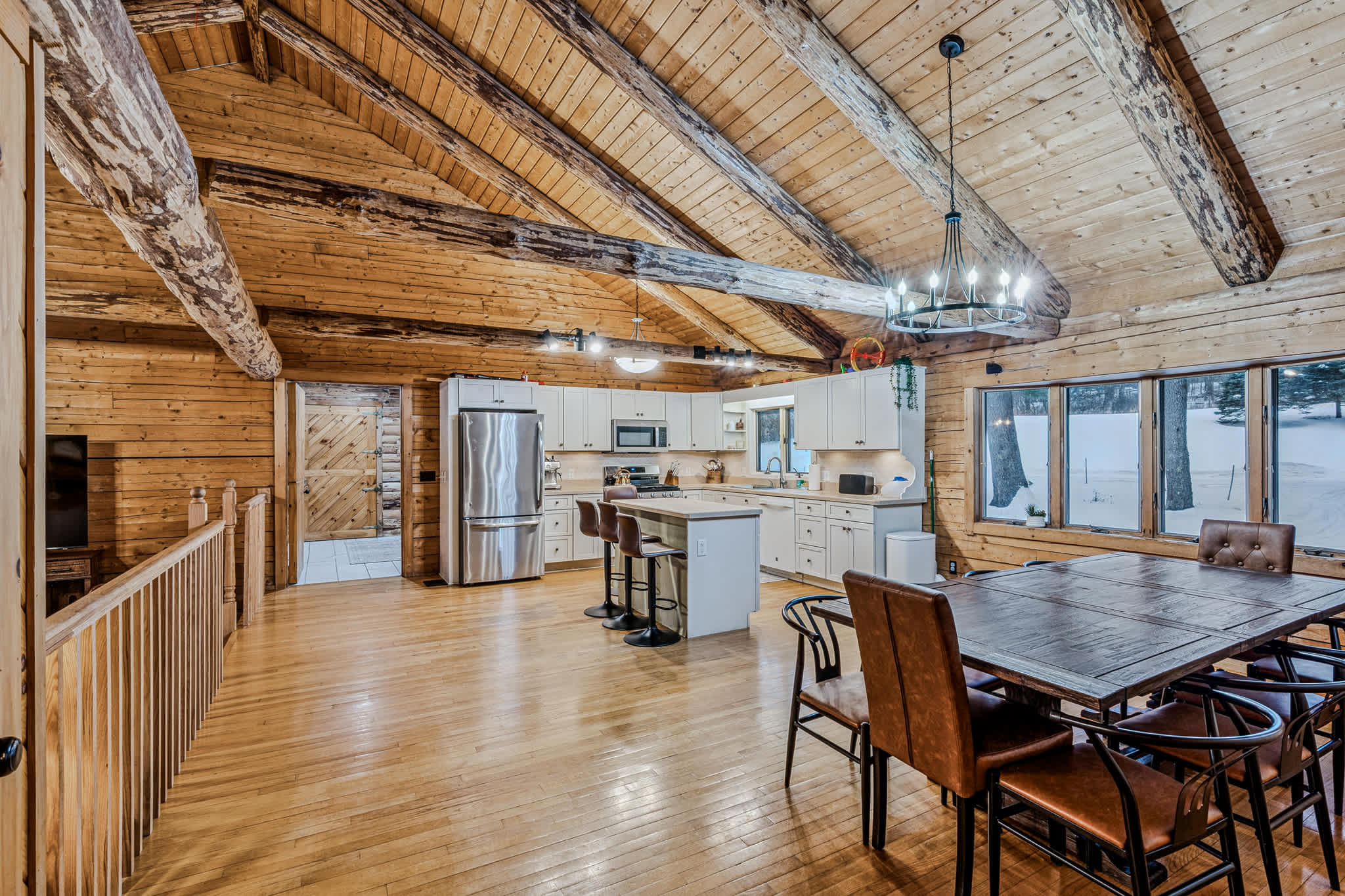 Farm-Adjacent Lodge Cabin with Game Room + Views