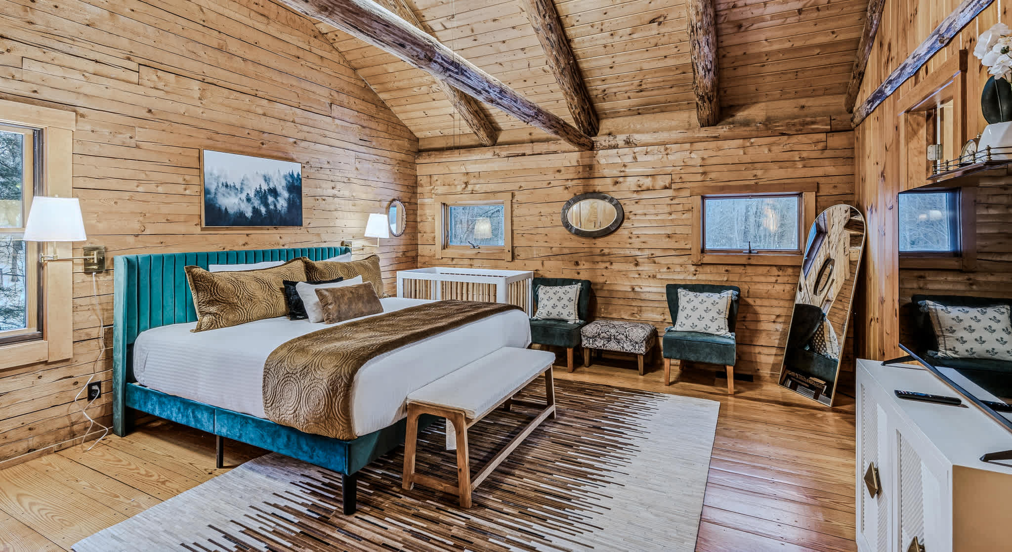 Farm-Adjacent Lodge Cabin with Game Room + Views