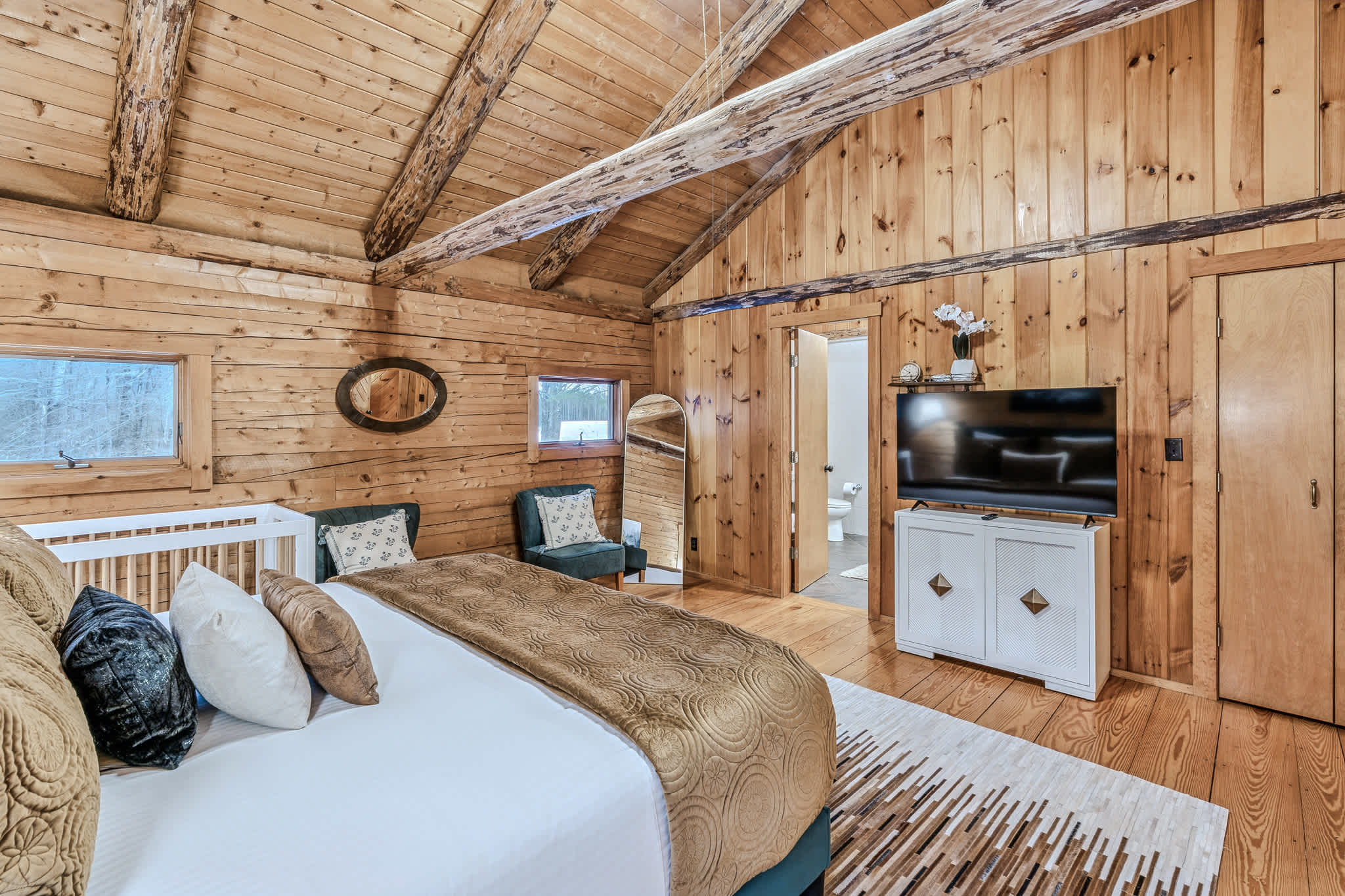 Farm-Adjacent Lodge Cabin with Game Room + Views