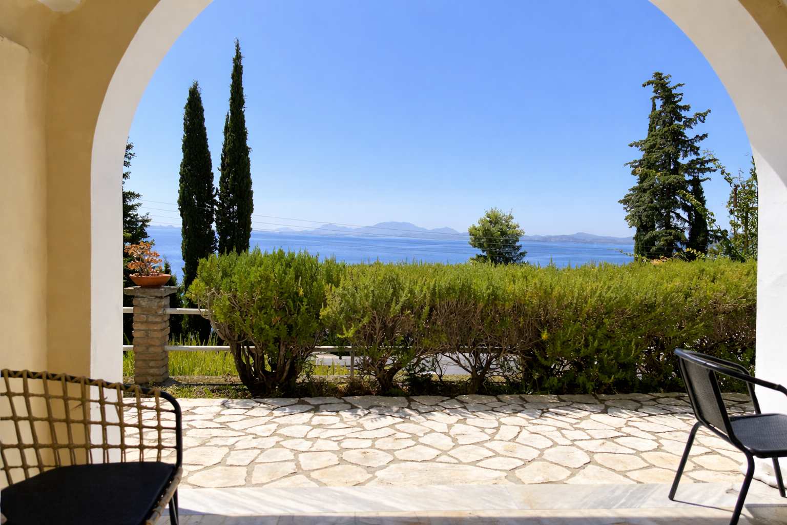 Hotel Barbati - Poolside Escape with Sea Views — Mparmpati, Corfu — vacation rental