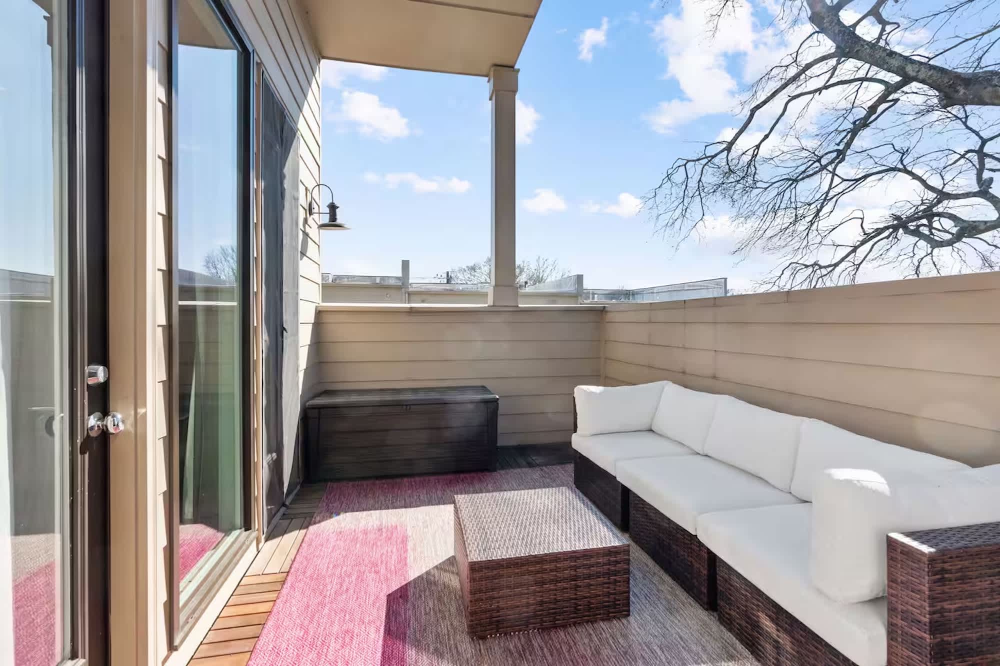 Sip coffee or wine while enjoying the view from your private balcony