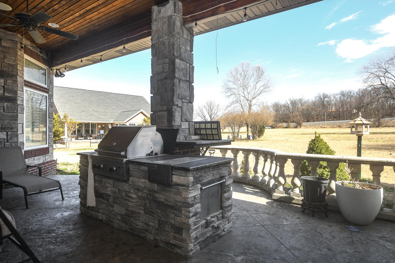 Covered Back Porch