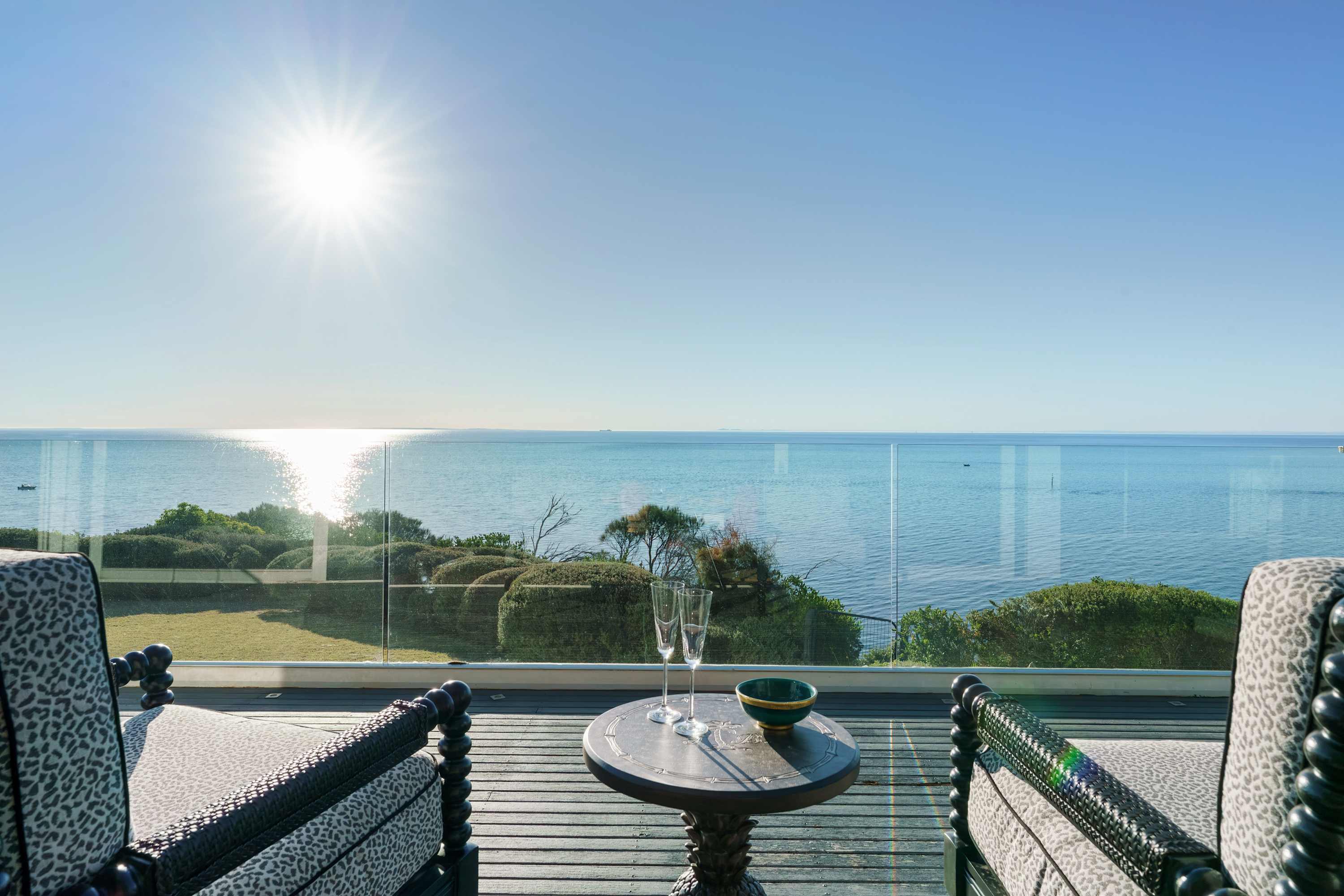 Sit back and enjoy from your private cliff perch