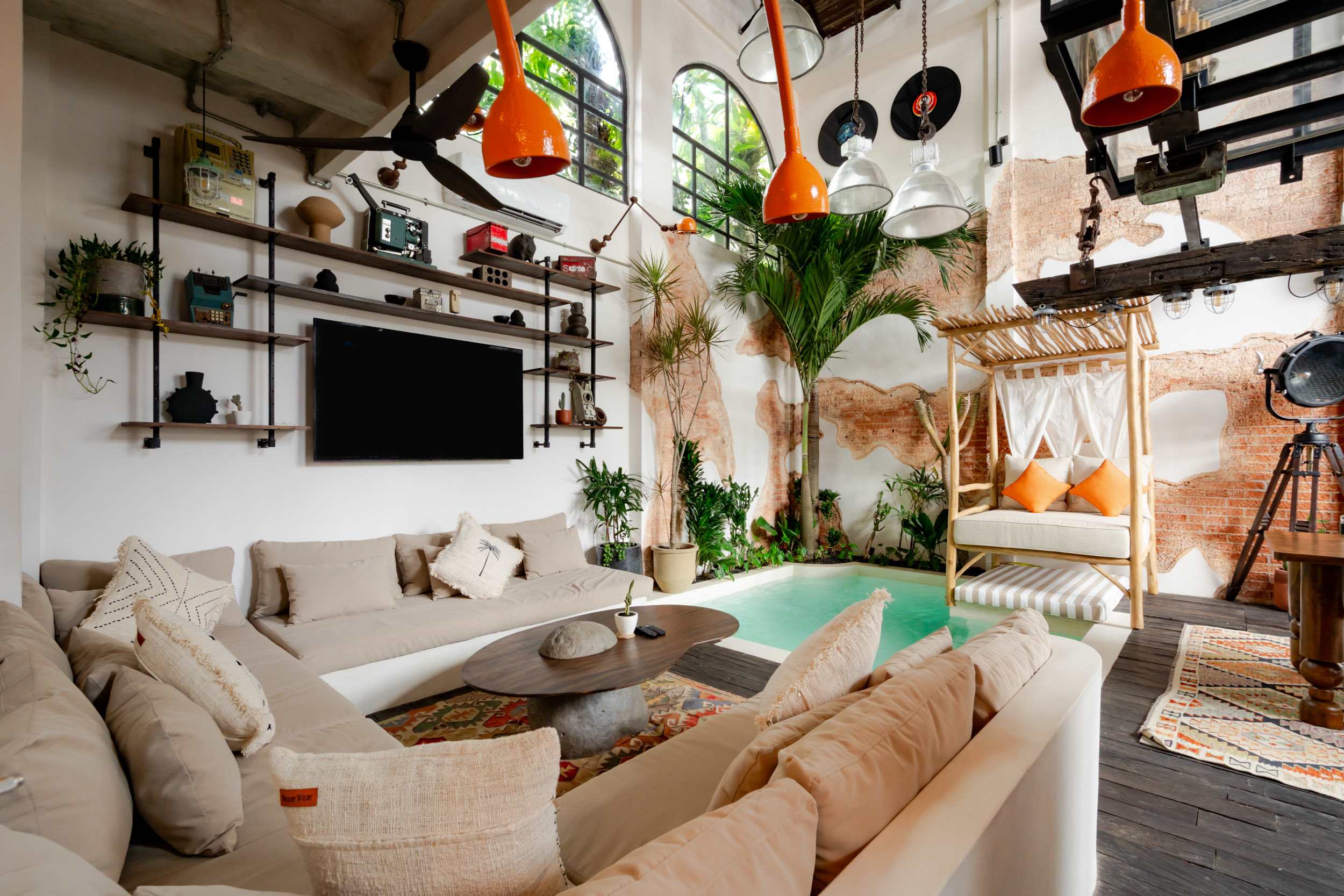 Stylish 3BR Villa with Pool & Rooftop Canggu — Canggu, Bali — vacation rental