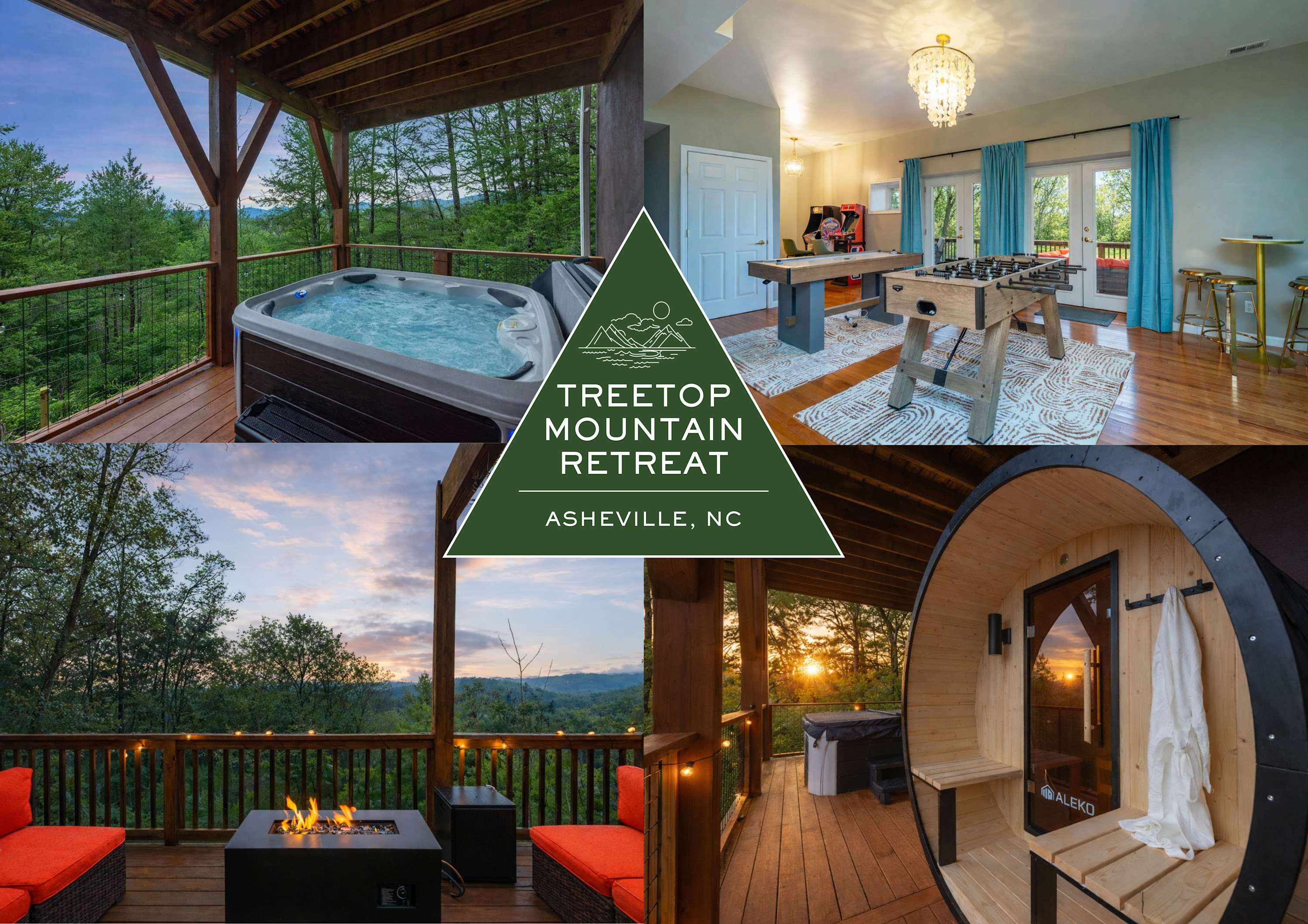 Mountain Retreat - Sauna - Hot Tub - Fire Pit — Asheville, NC — vacation rental