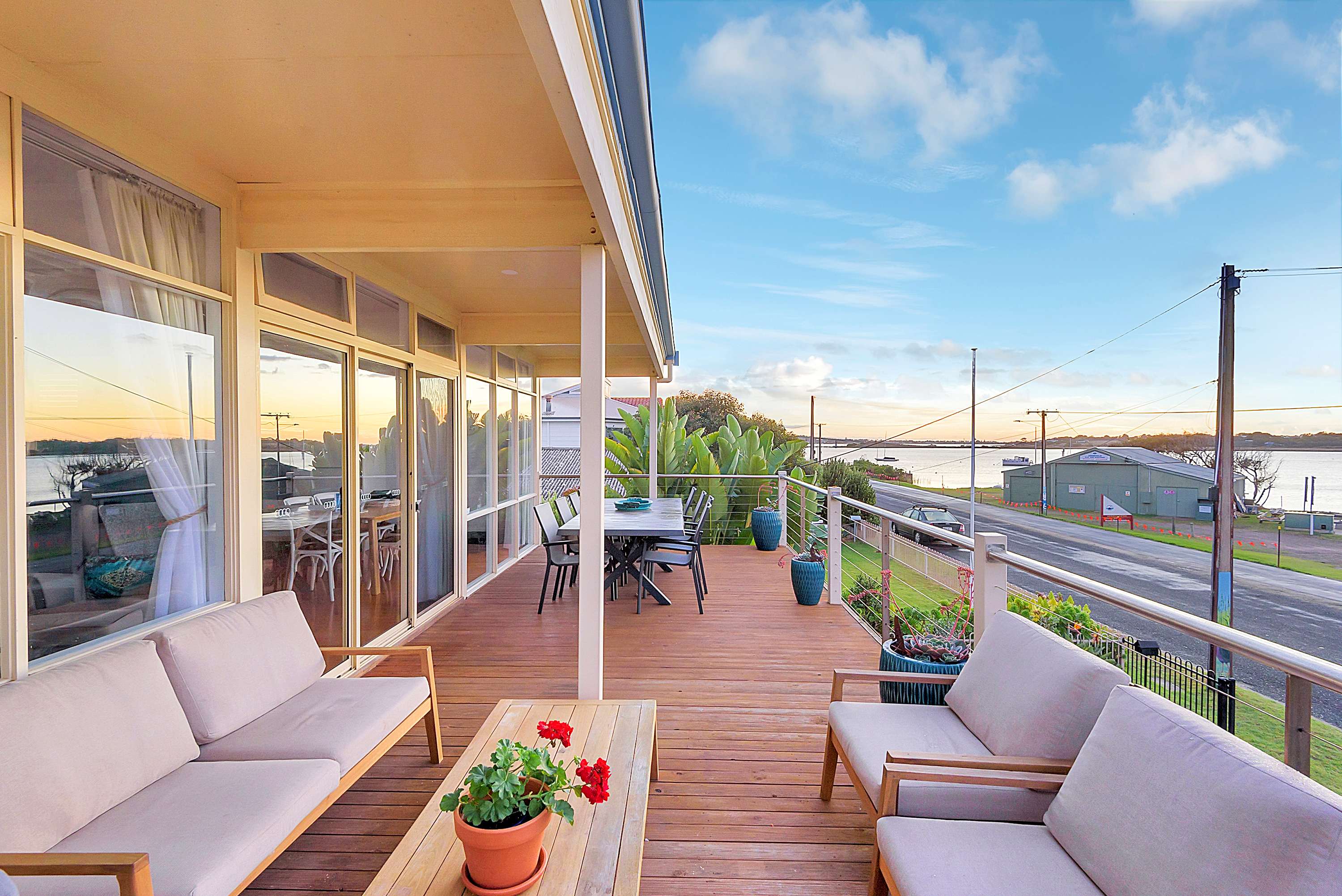 Deluxe riverfront retreat with sweeping views- Riverside Drive, Goolwa — Goolwa South, South Australia — vacation rental