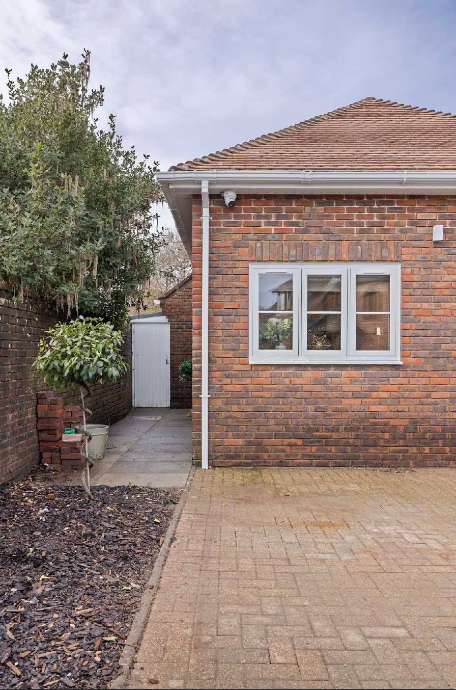 Private annexe with driveway parking.
