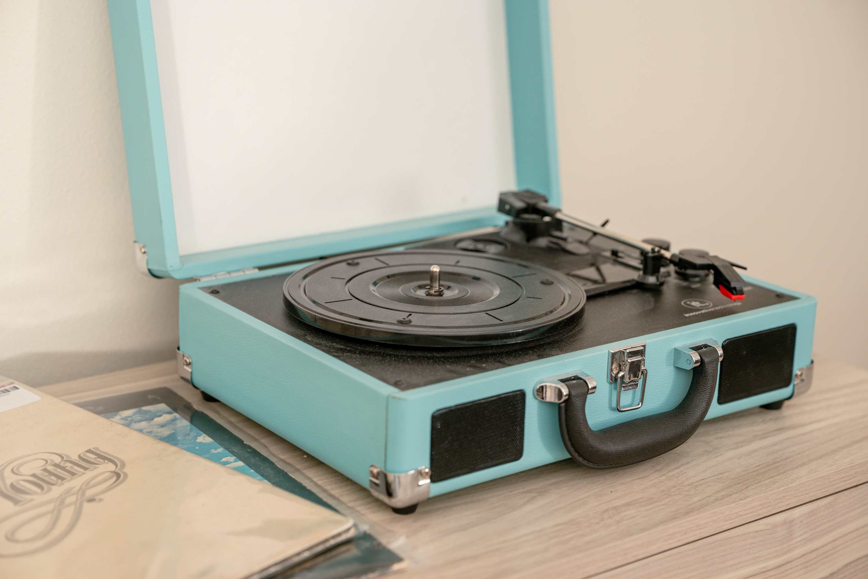 Cozy living space with Smart TV and sofa sleeper 