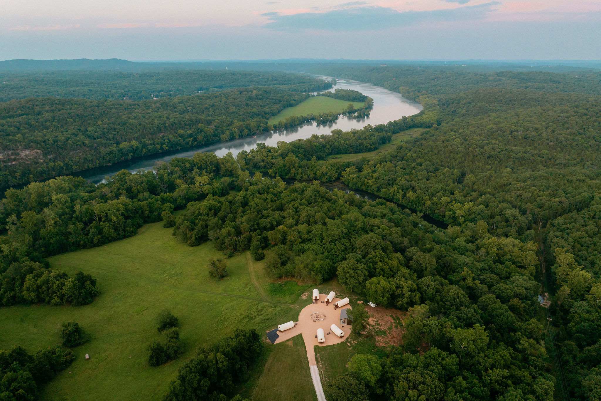 Aerial view of Sycamore Creek Ranch