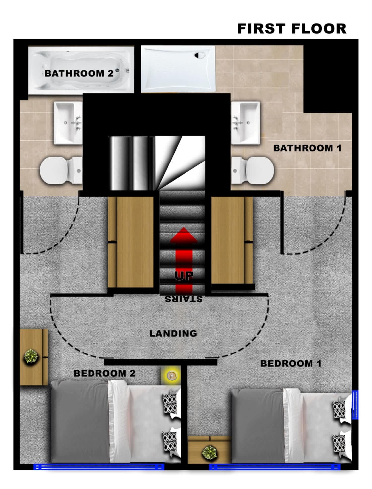 Listing Modern 2BR Apartment with Wifi in Manchester