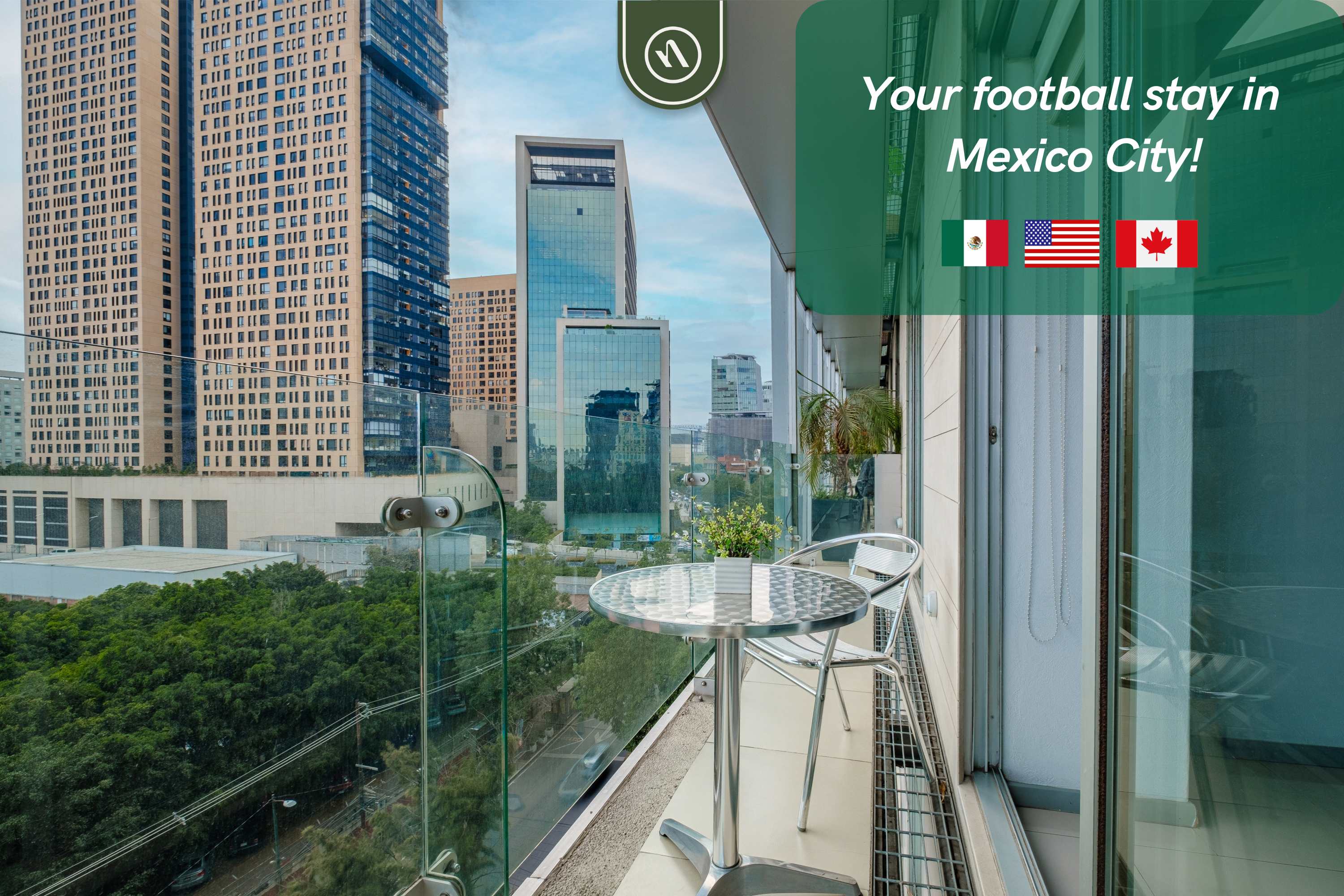 2BR Luxury Stay Mundial 2026 Pool & Skyline Views — Mexico City, Ciudad de México — vacation rental