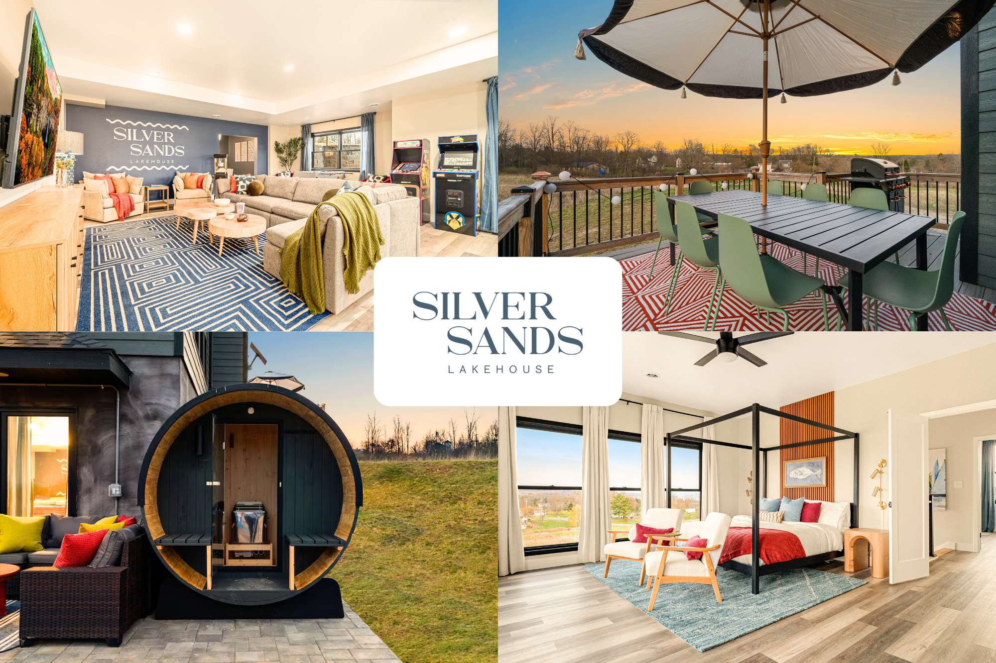 The Silversands Lakehouse | Hot Tub • Sauna • Game Room