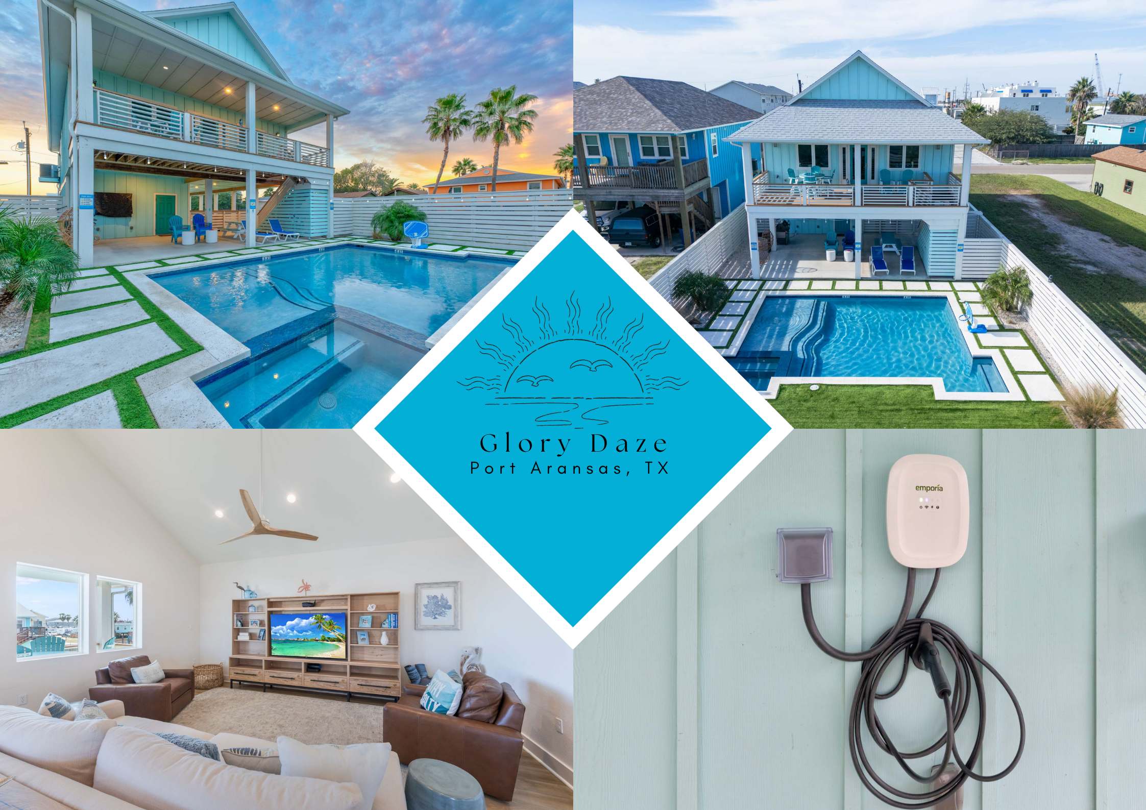 Glory Daze • Private Pool • Ice Maker • EV Charger — Port Aransas, TX — vacation rental