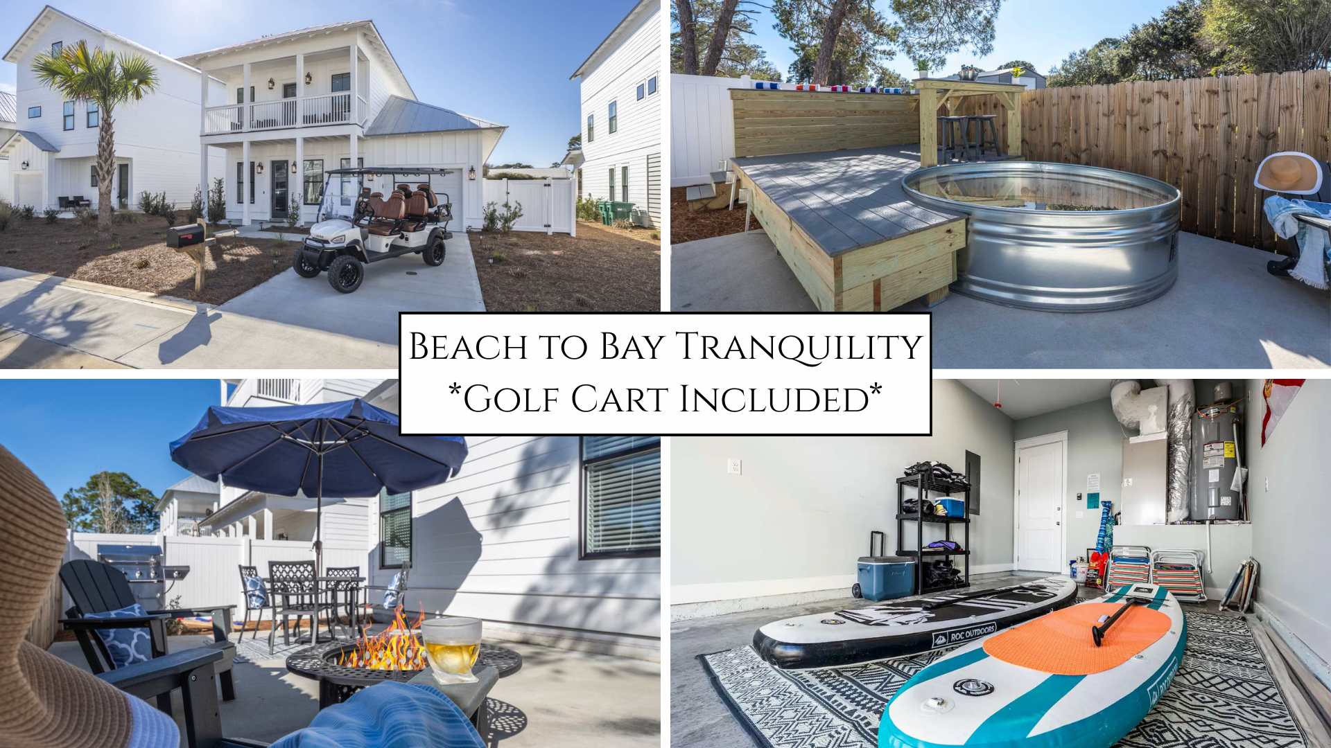 Ultimate Beach Base w/ Golf Cart & Gear