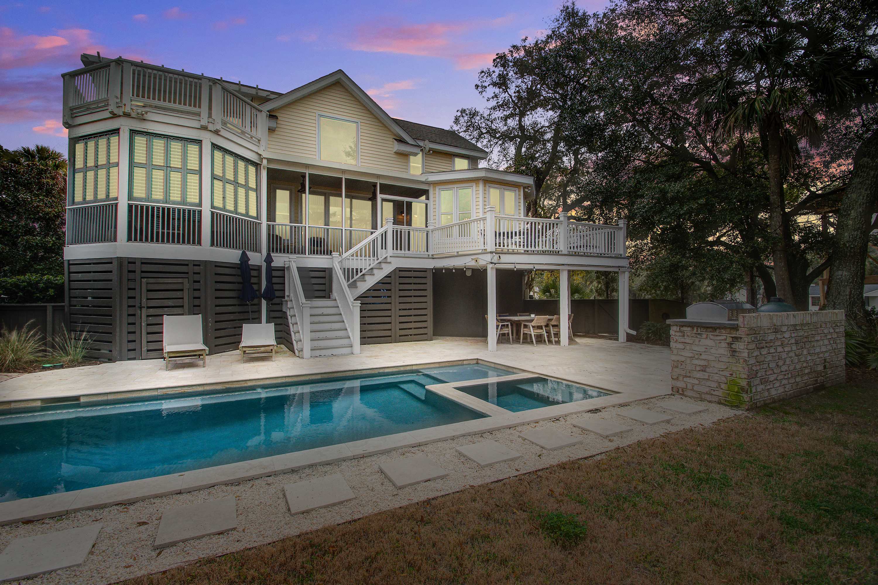 Elegant Coastal Retreat w/ Pool, Spa, & Golf Views — Isle of Palms, SC — vacation rental