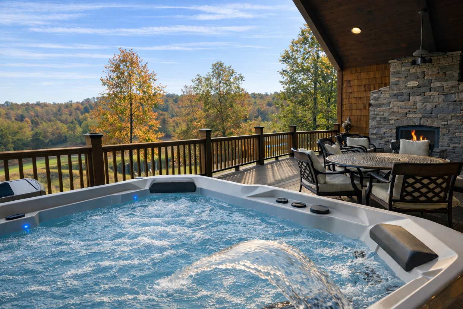 Year-Round Hot Tub