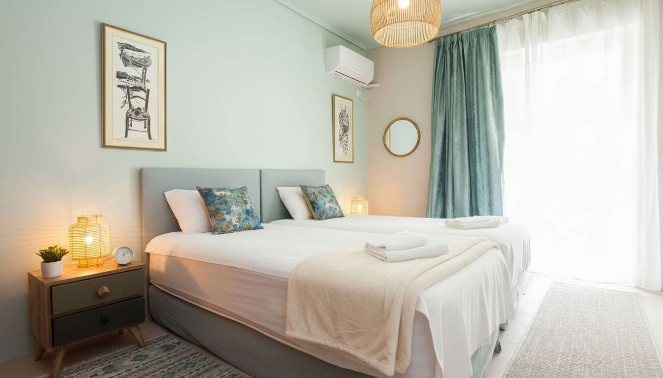 Premium 2 Bd Blue Retreat in Kallithea — holiday rental in Athens