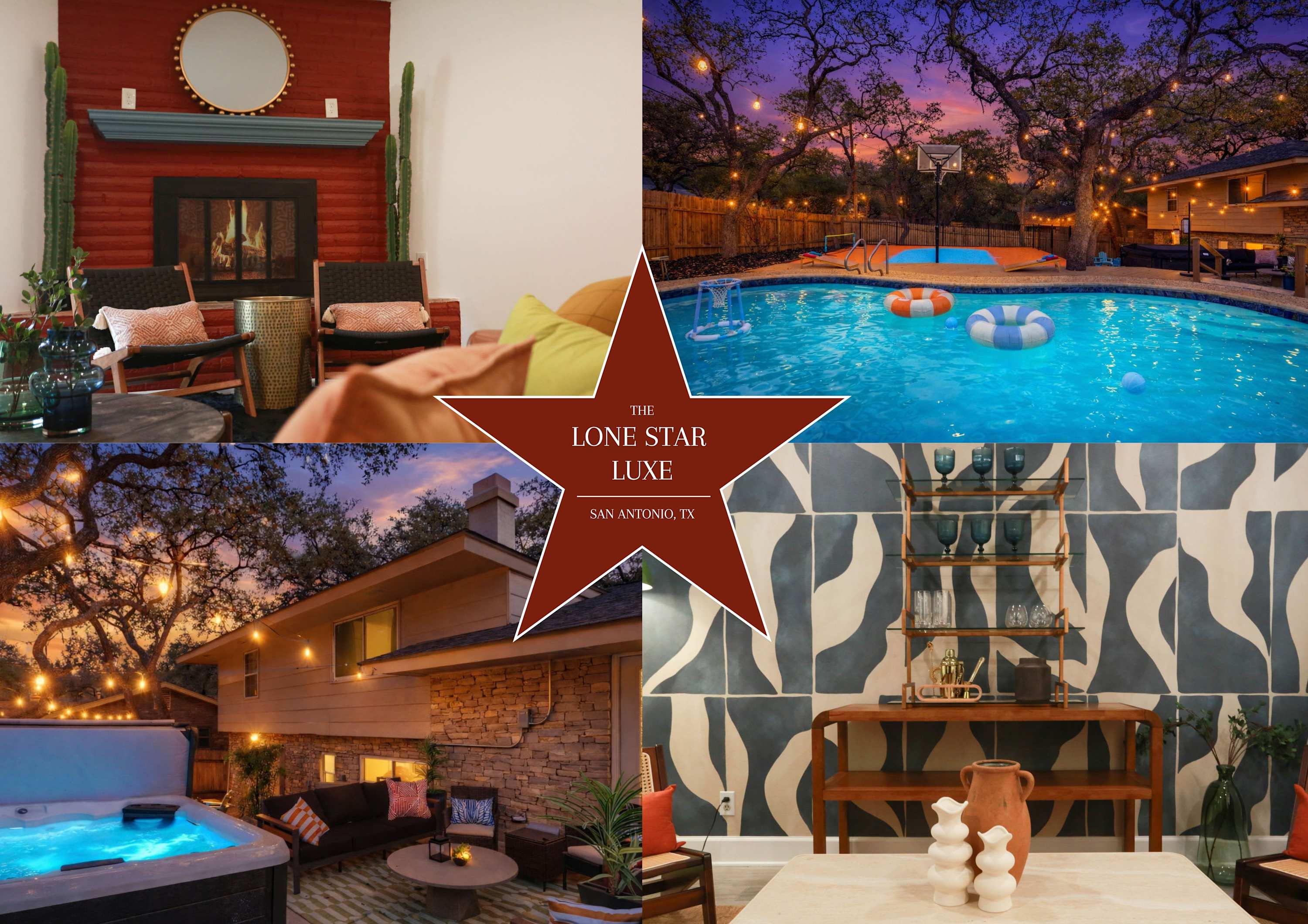The Lone Star Luxe - Pool - Hot Tub - Sport Court — San Antonio, TX — vacation rental