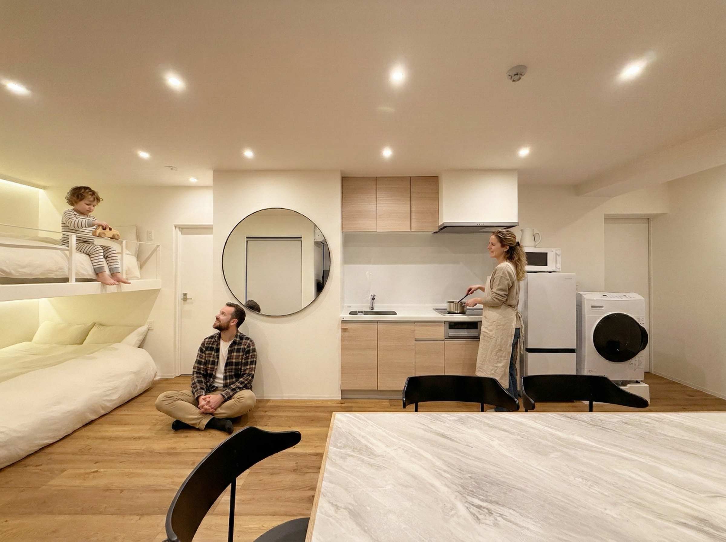 Bright & New 2BR Apartment Group Friendly