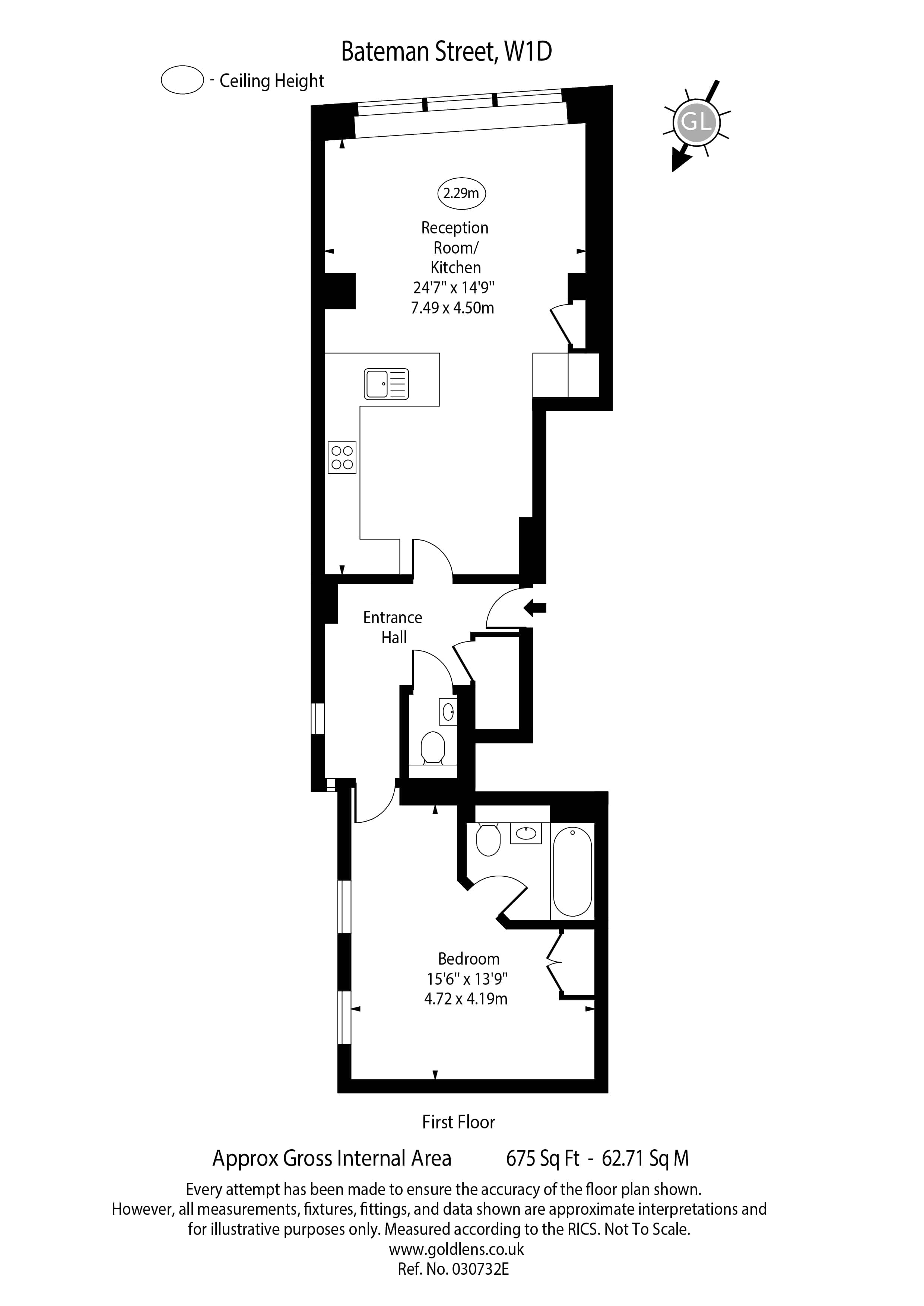 Stylish 1-Bed Soho Apartment - Sleeps 4 - West End in Bateman Street, 1 W1D - Property image 15 - VivreStays